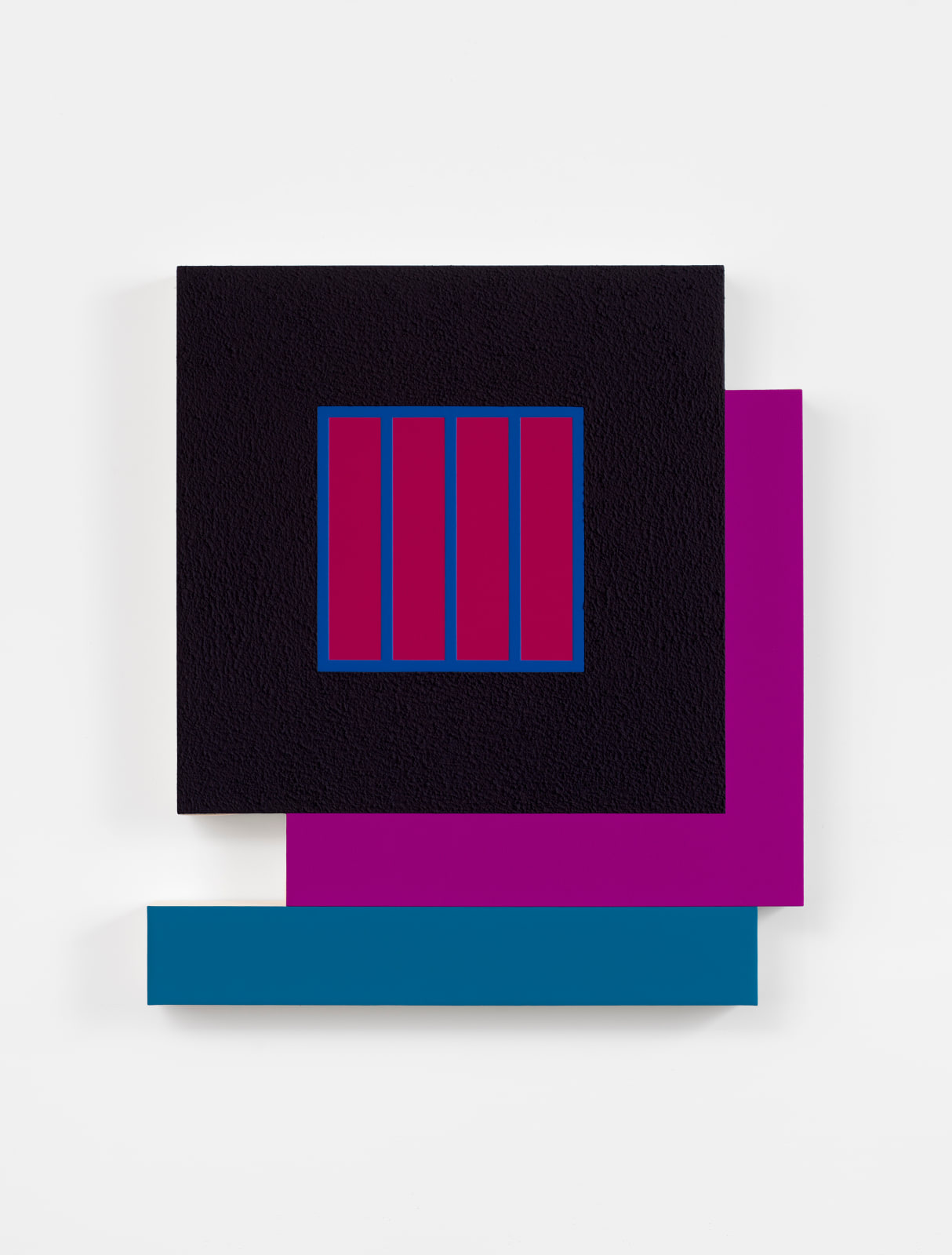 Peter Halley, Black Prison, 2023