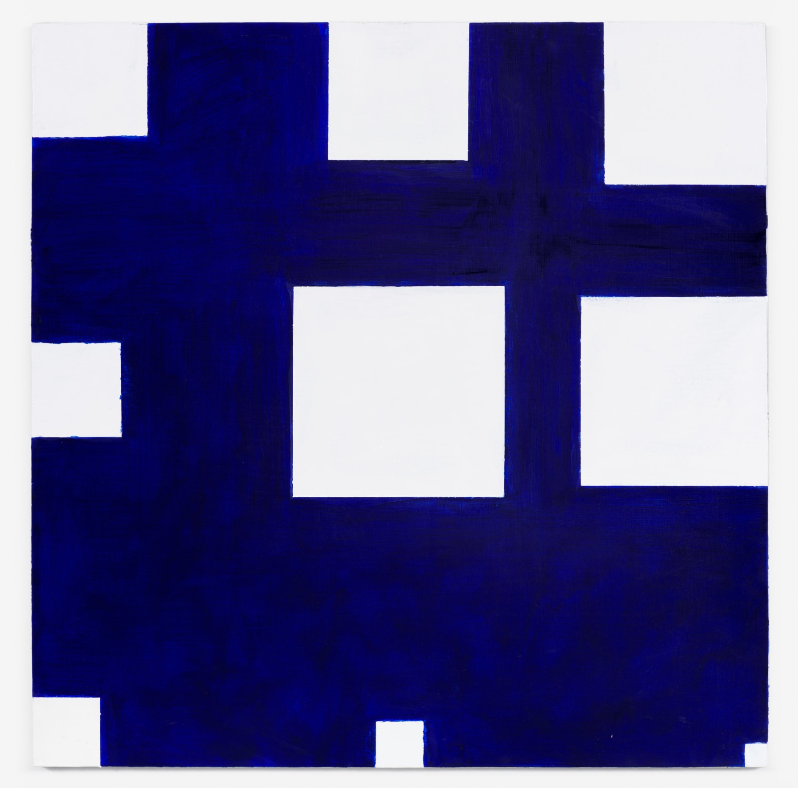 Paul Mogensen, no title (Thalo blue and White), 2016