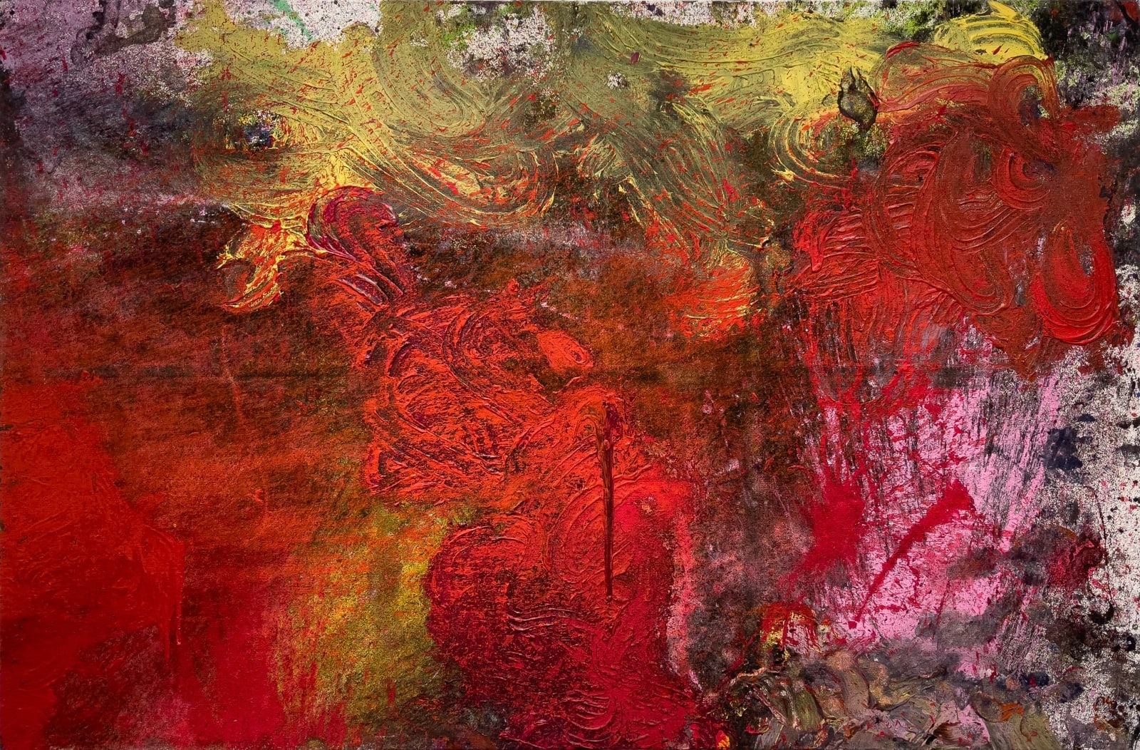 Hermann Nitsch, Schüttbild (BFII_15_21), 2021