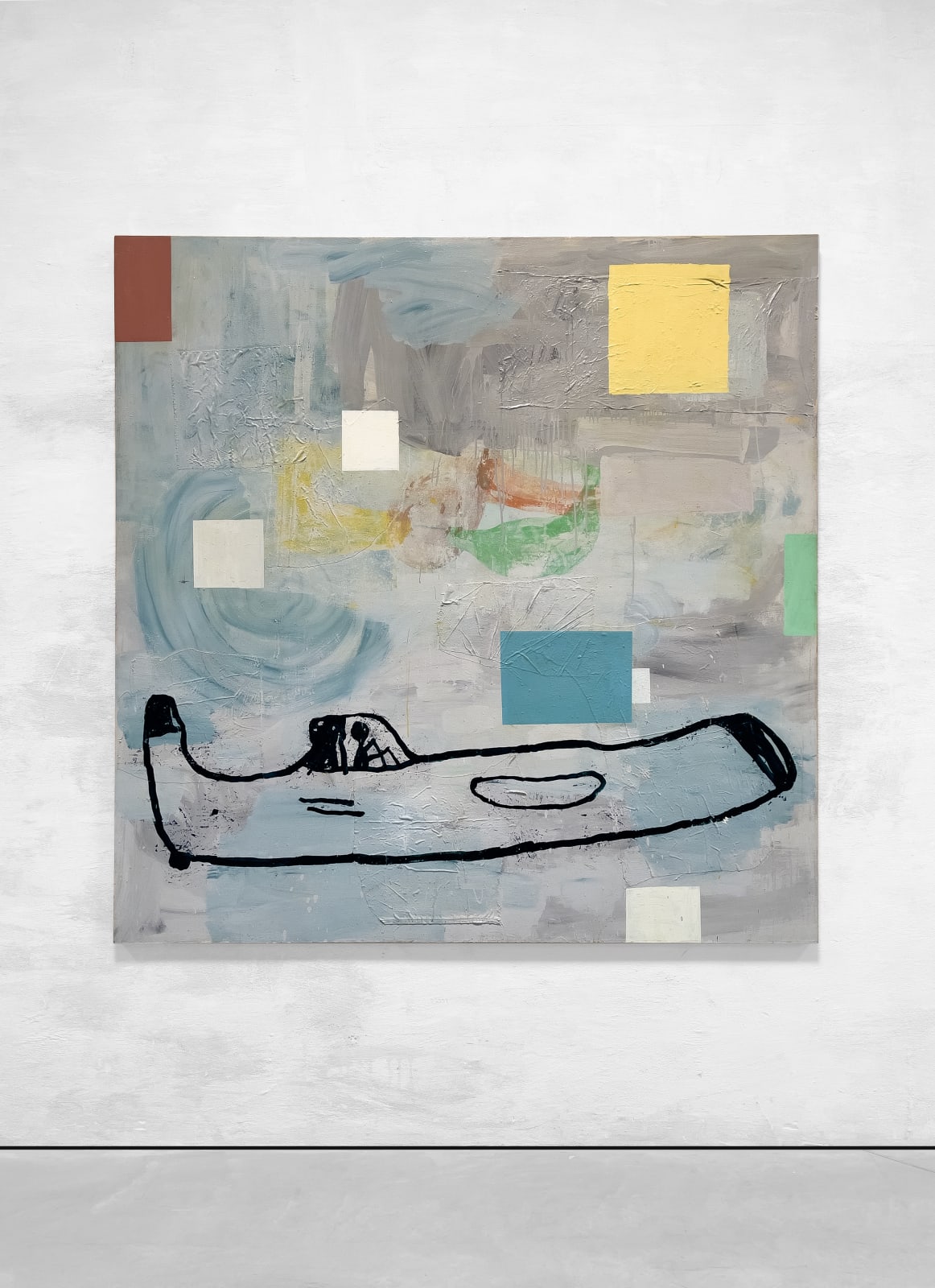 Donald Baechler, Abstract Painting with Spaceship, 1986