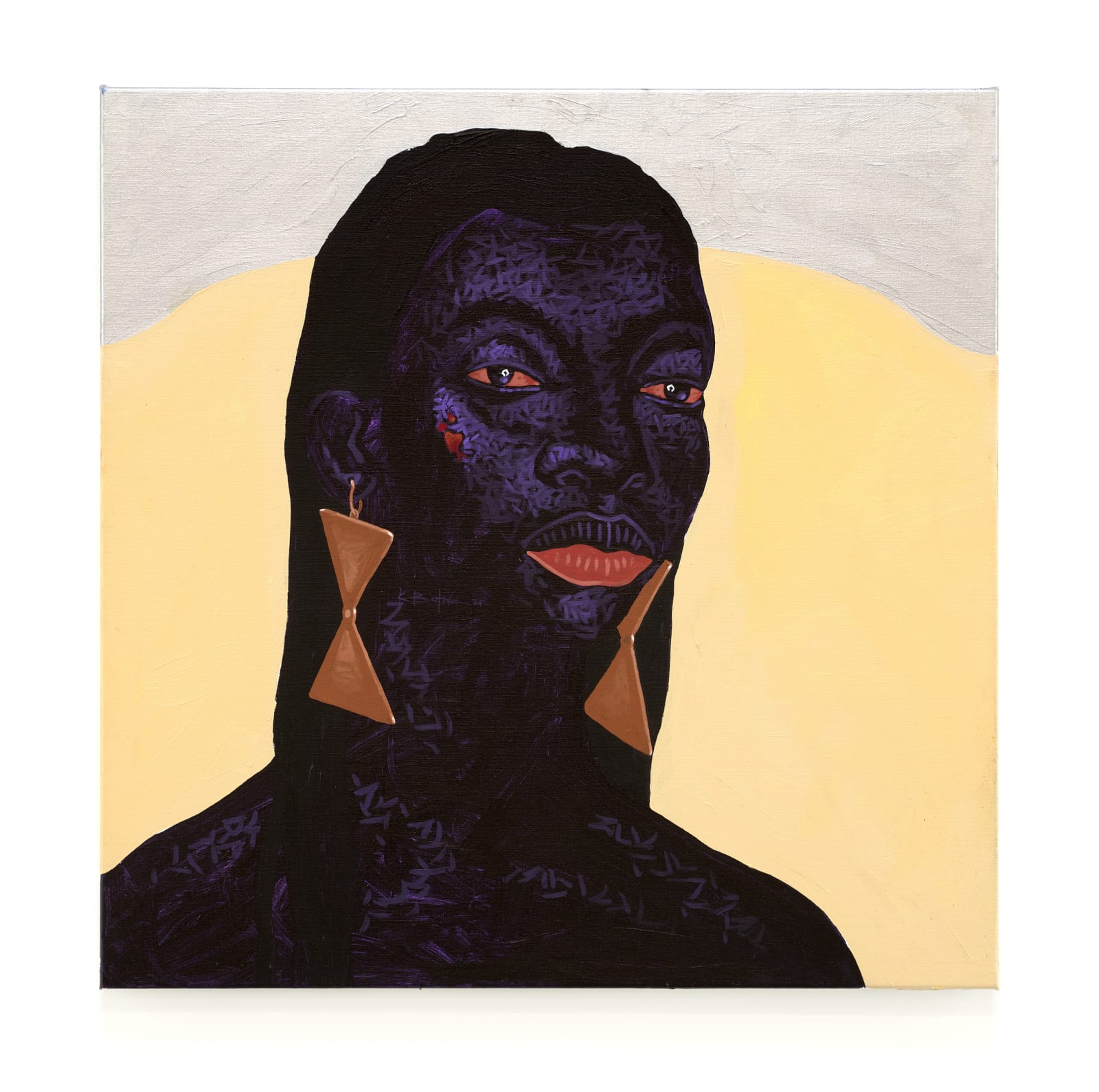Kwesi Botchway, Brown Earring, 2021