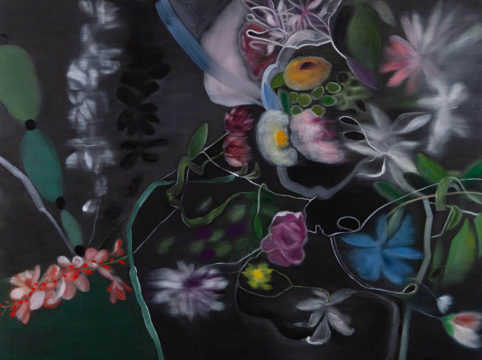 Ross Bleckner, A Day Doesn't Pass, 2024
