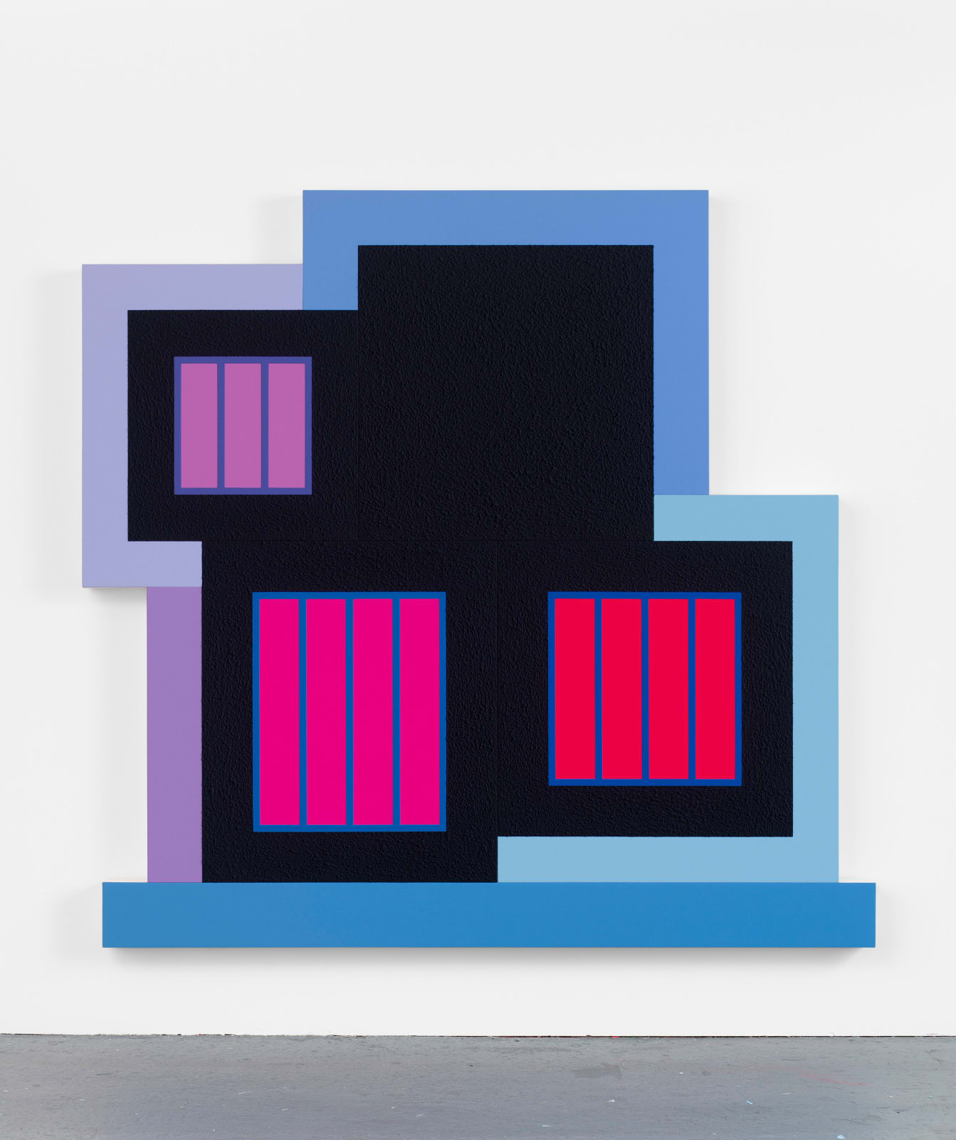 Peter Halley, Dark Asset, 2023