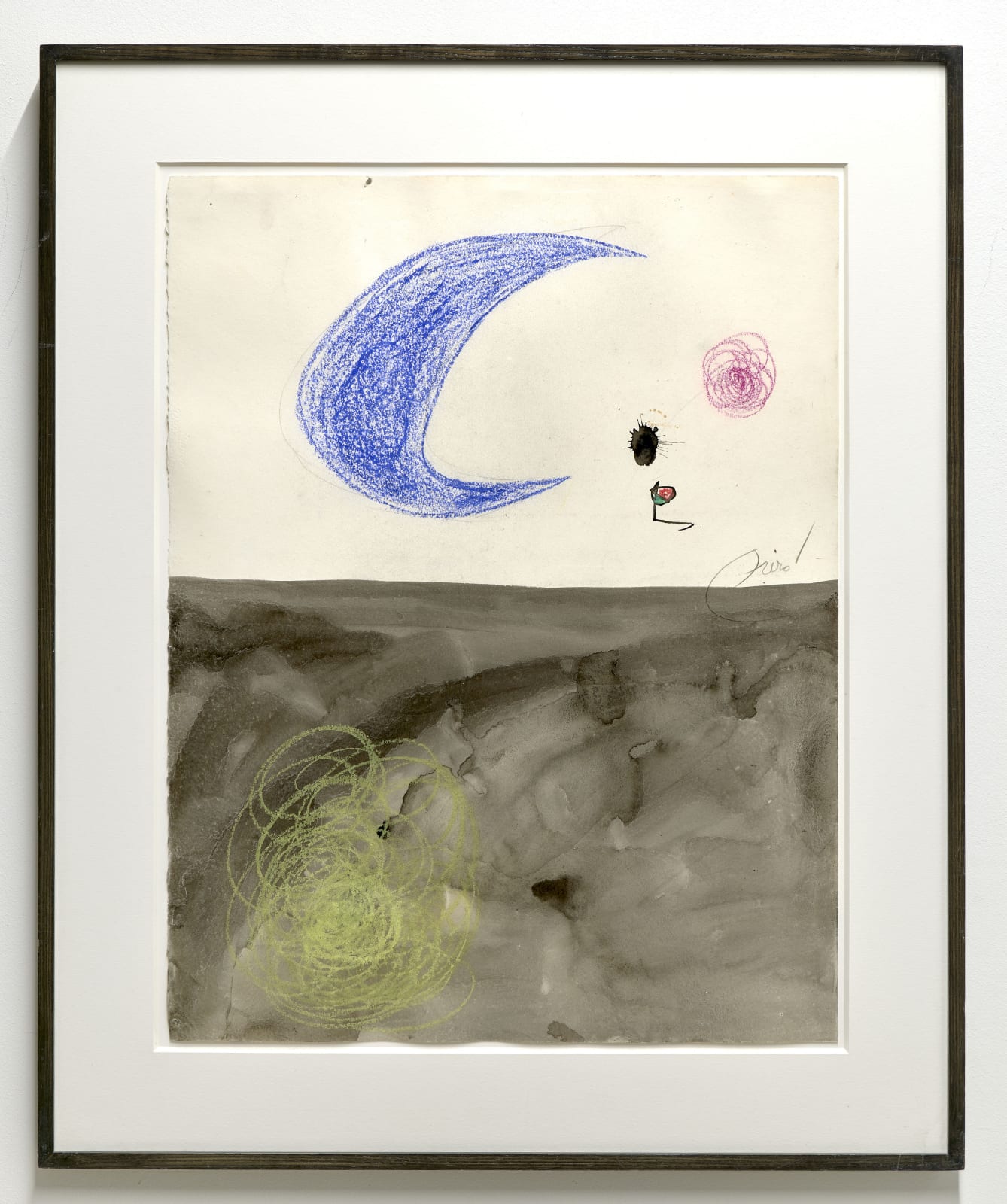 Joan Miró, Paysage dans la nuit, 1971/1976