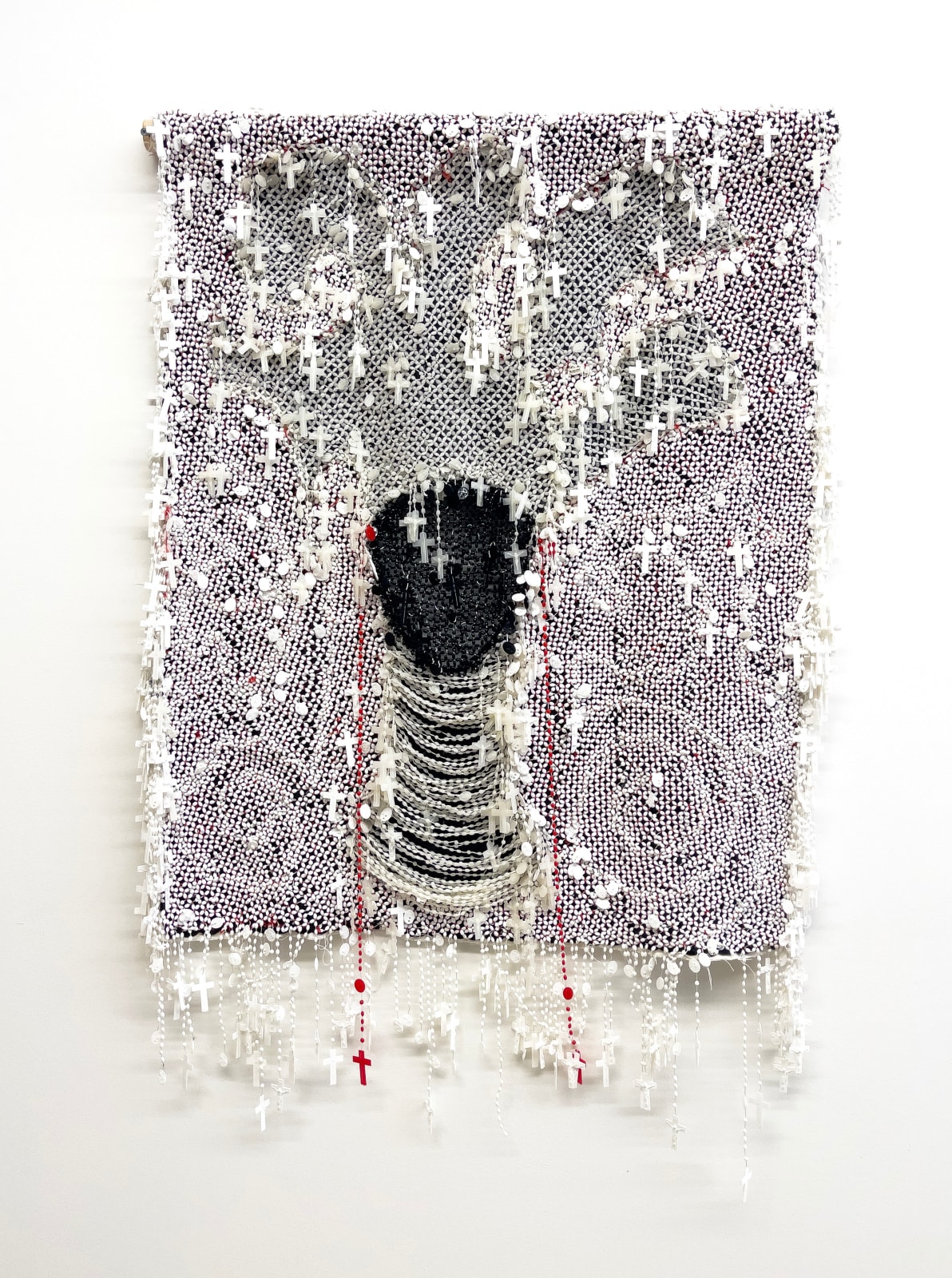 Victor Ehikhamenor, Holy Totem, 2024