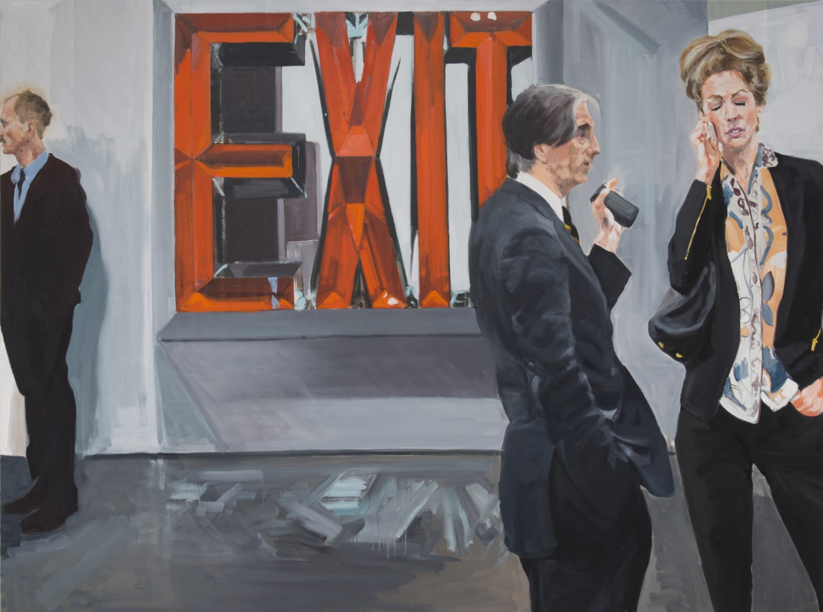 Eric Fischl, Art Fair: Booth #1 EXIT, 2014