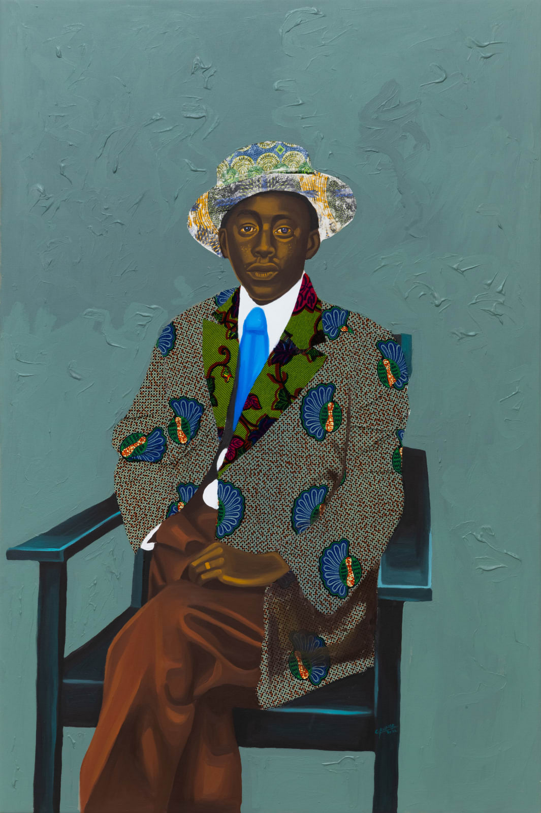Cornelius Annor, A Bold Gaze, 2022