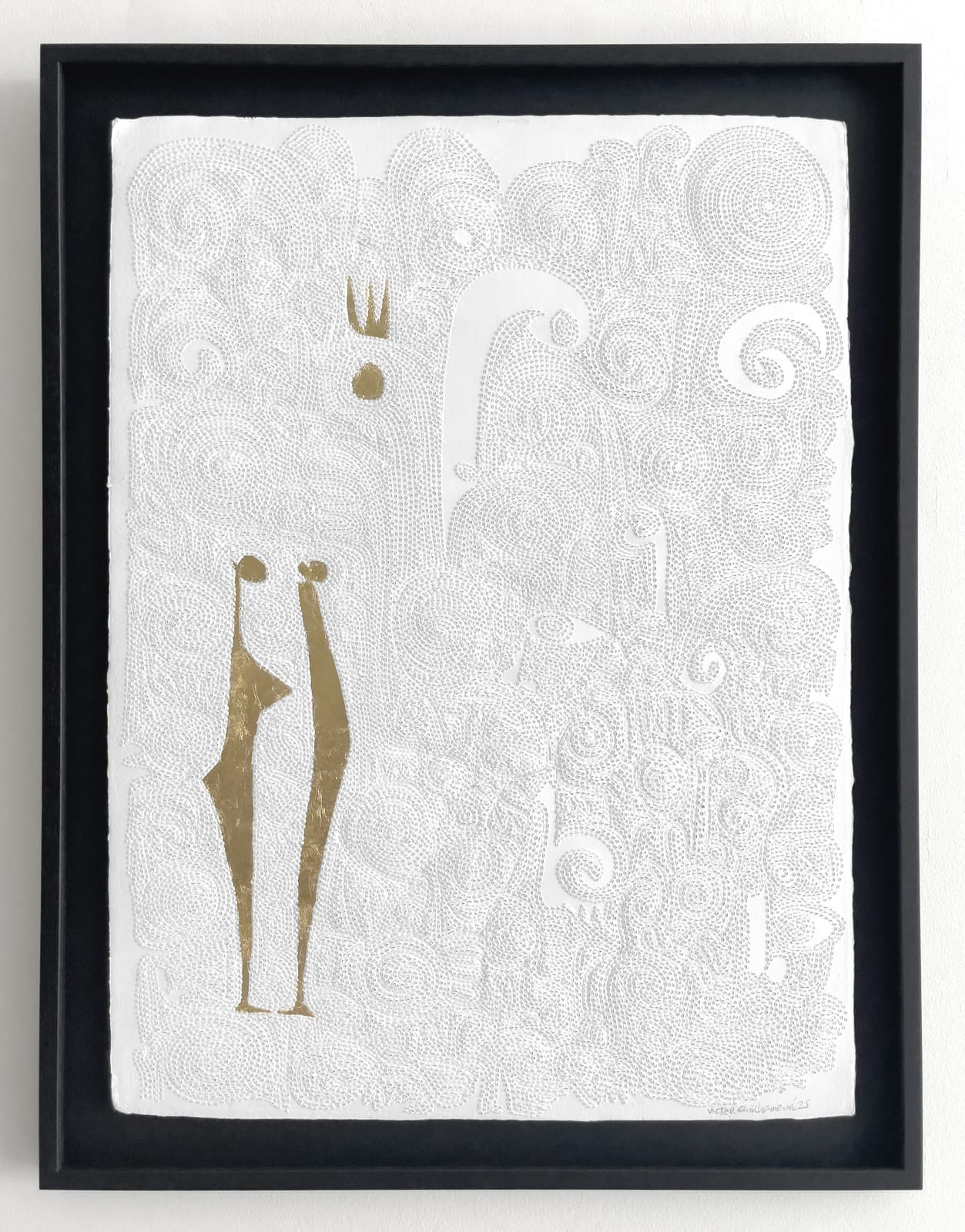 Victor Ehikhamenor, The Royal Proposal, 2025