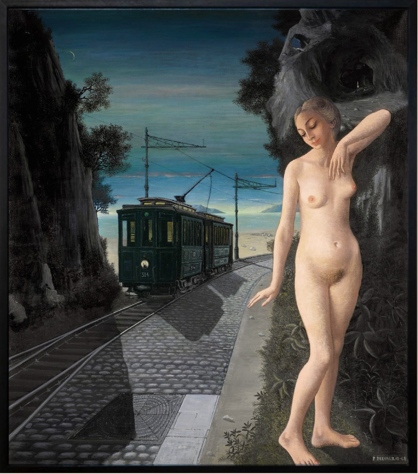 Paul Delvaux, La Fin du voyage, 1968