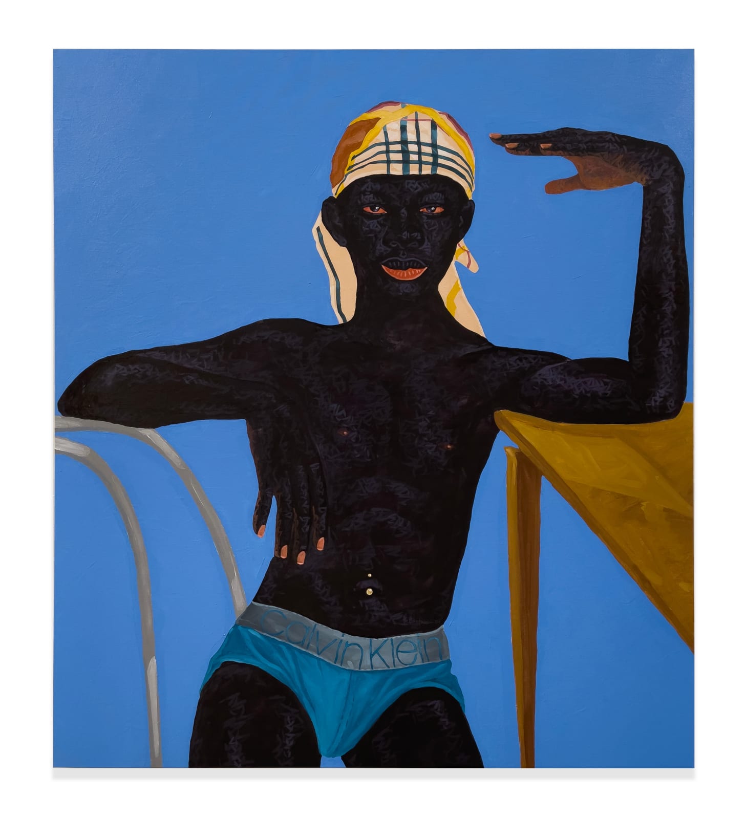 Kwesi Botchway, Pose in Calvin Klein, 2022