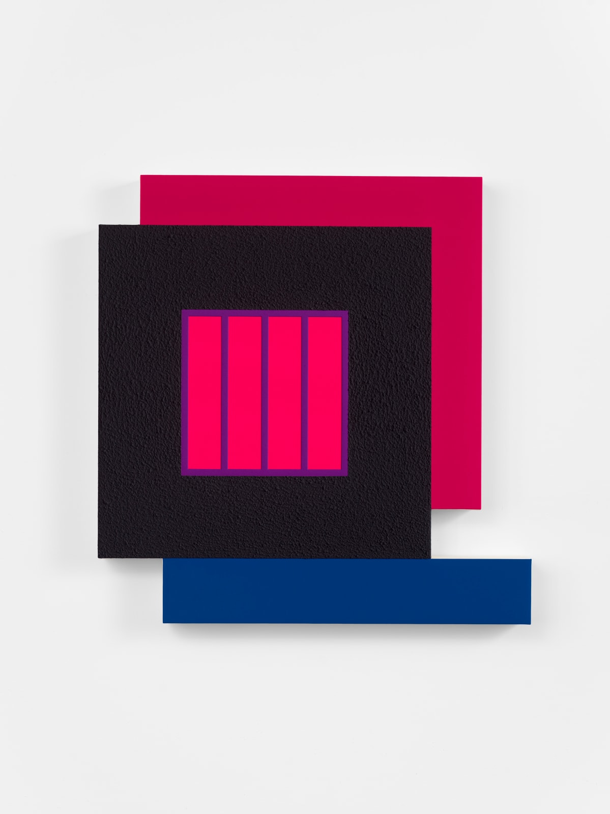 Peter Halley, Black Prison, 2023