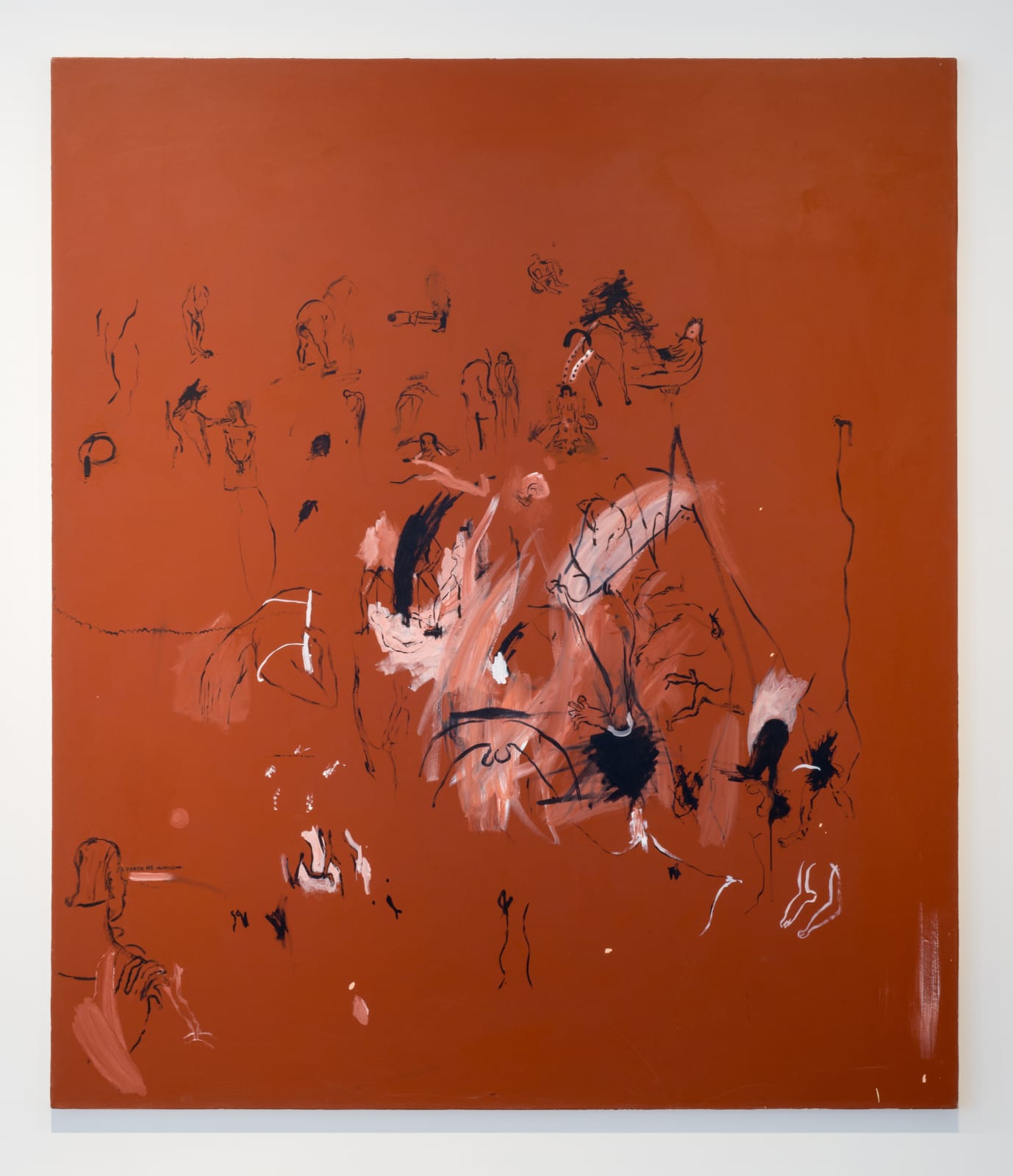 Sue Williams, Brown with Valance, 1994