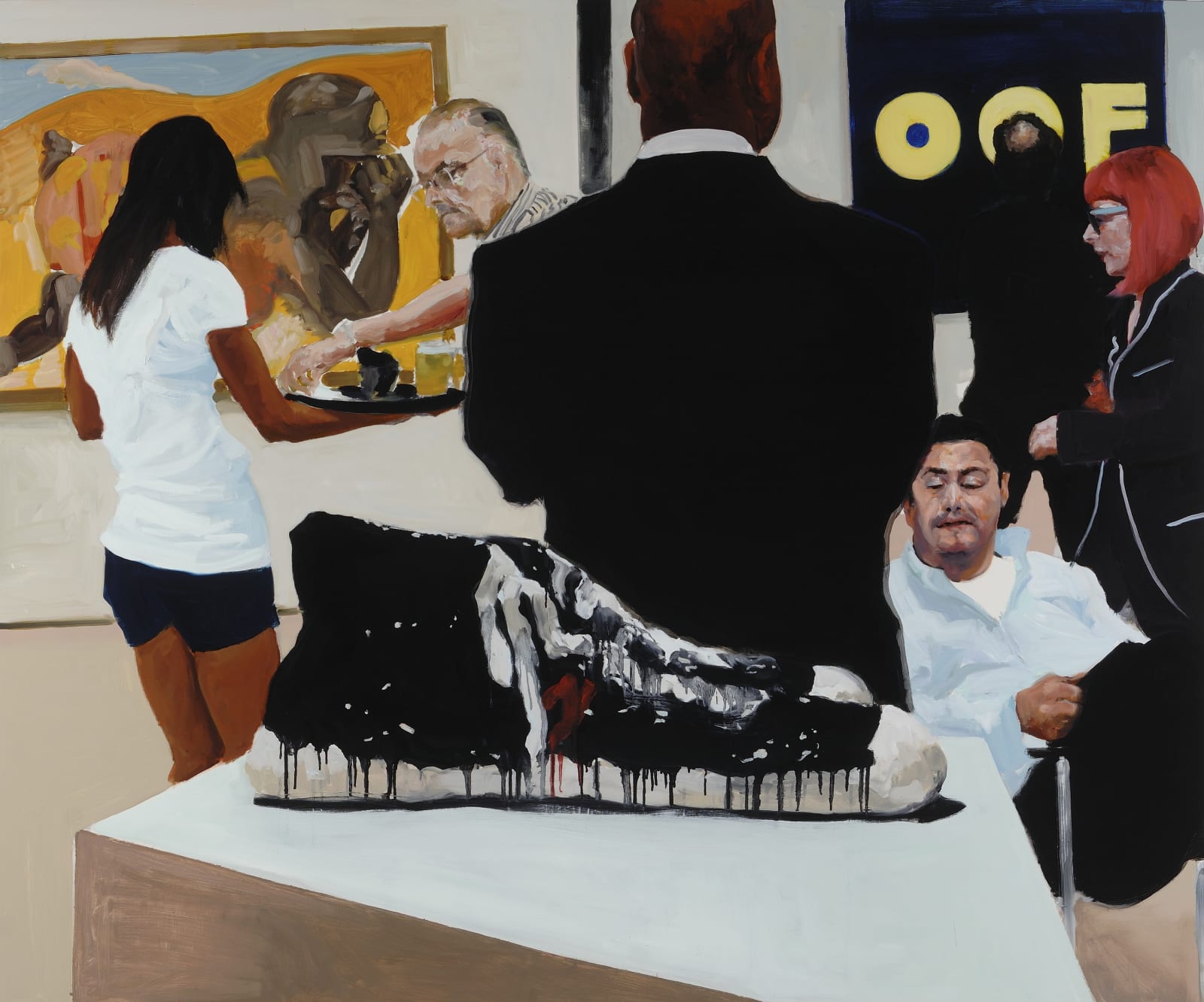 Eric Fischl, Art Fair: Booth #15 OOF, 2014