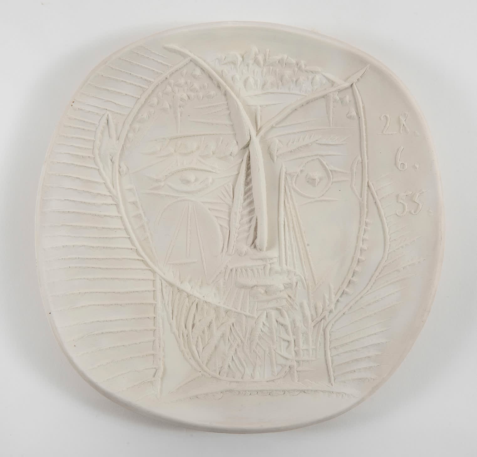Pablo Picasso, Visage de Faune, 1955