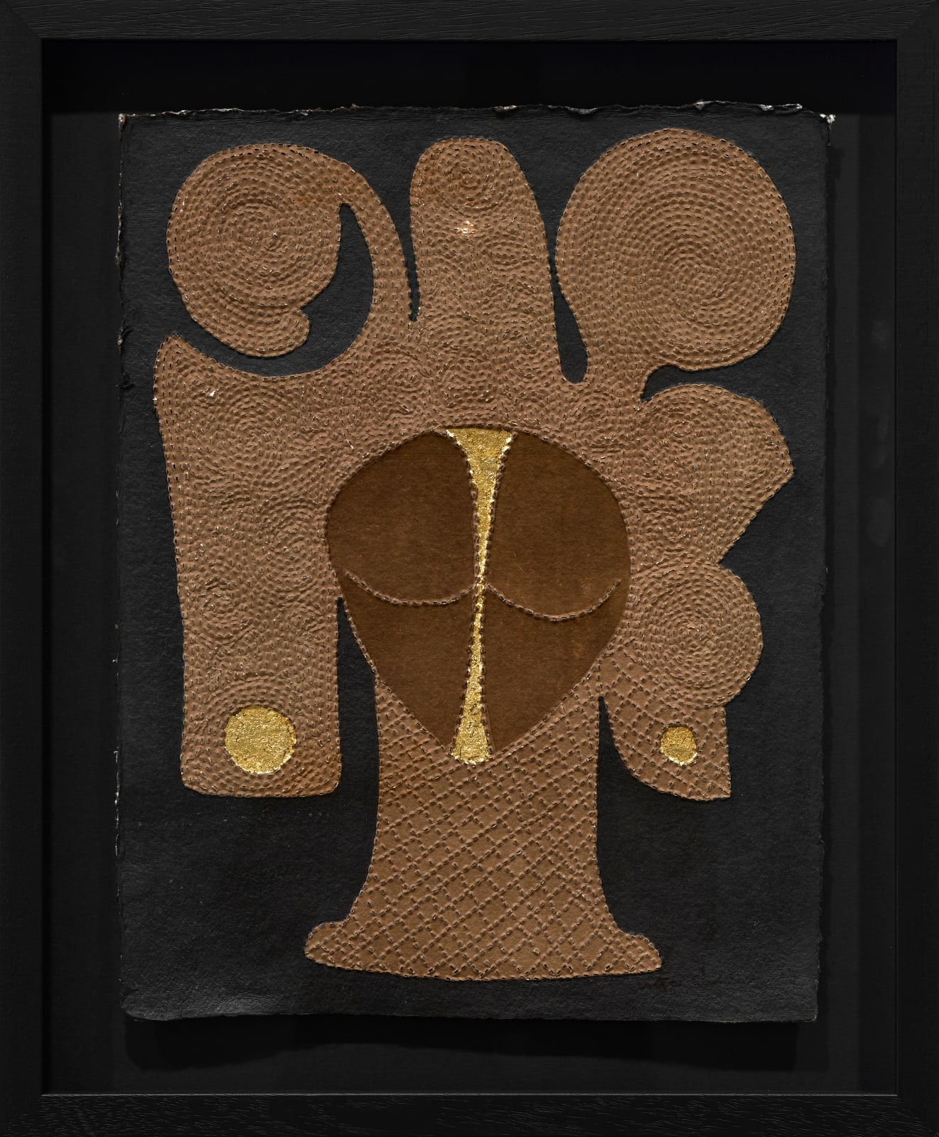 Victor Ehikhamenor, Ancestral Portraiture V, 2024