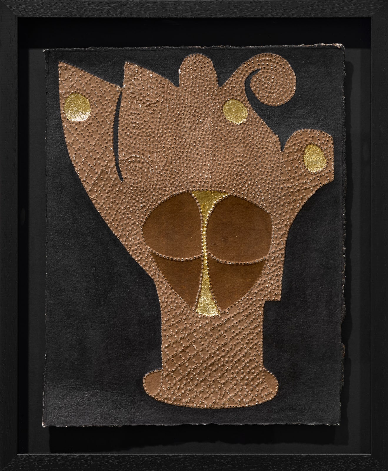 Victor Ehikhamenor, Ancestral Portraiture II, 2024