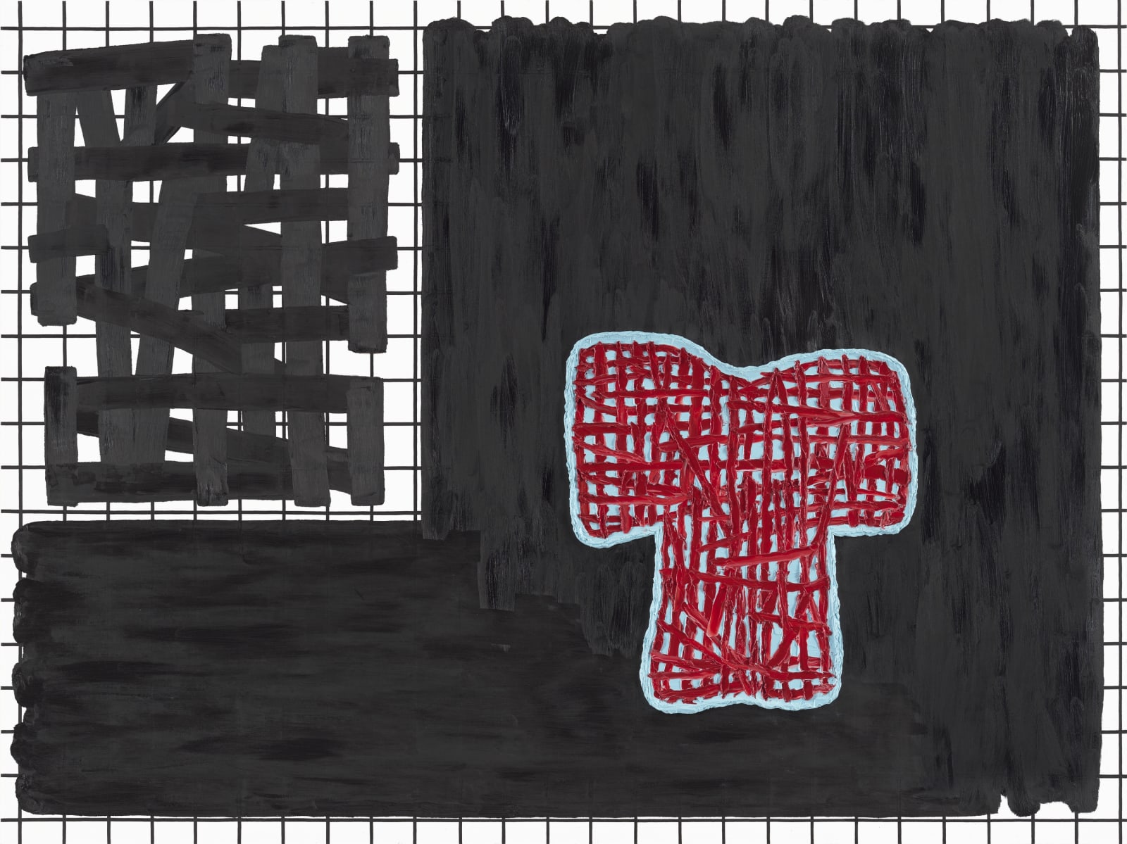 Jonathan Lasker, Mental Strength, 2017