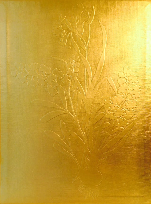 Paul Morrison, First Light (Study, Gold), 2013