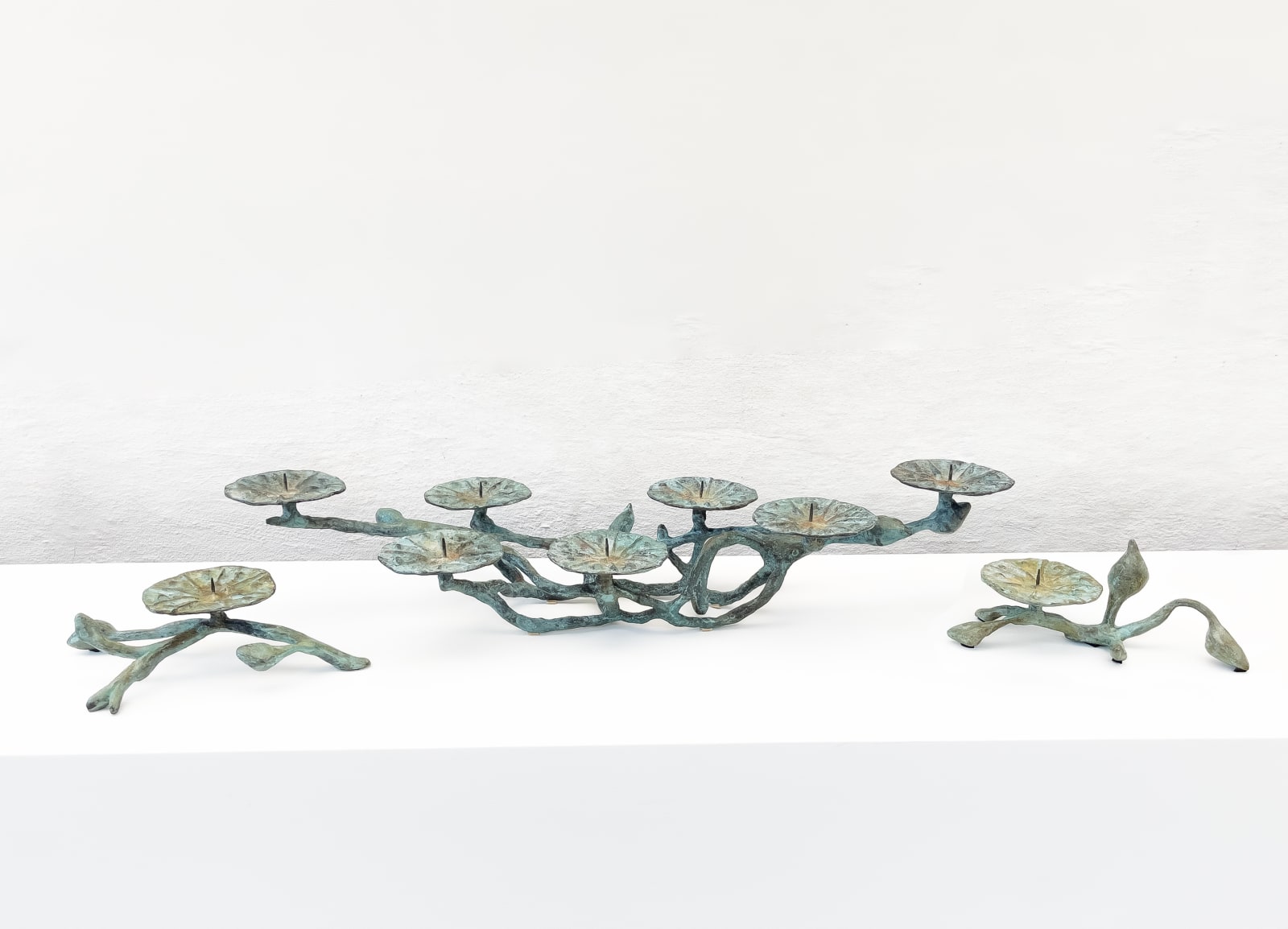 Richard Texier, Water Lily Trilogy Candelabra, 2002