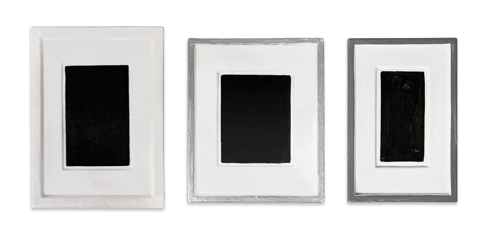 Three Individual Plaster Surrogates
