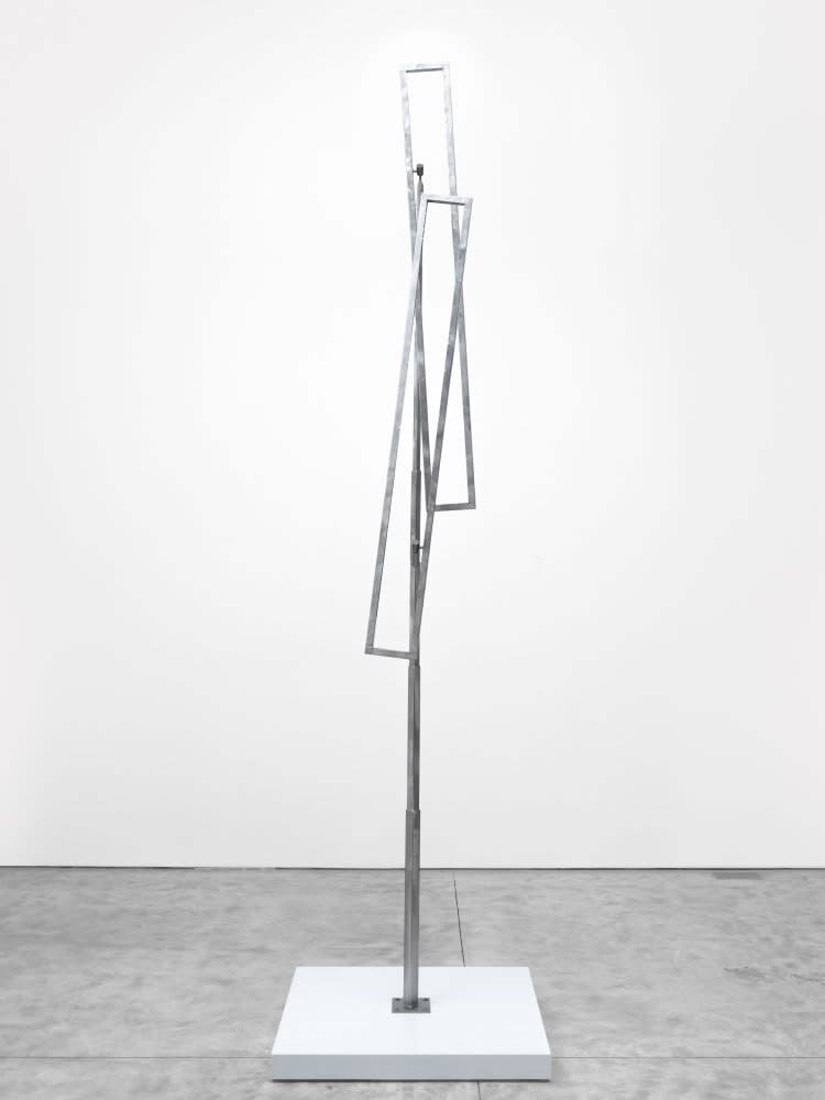George Rickey, Open Rectangles One Up One Down Excentric with Acute Angle II, 1978
