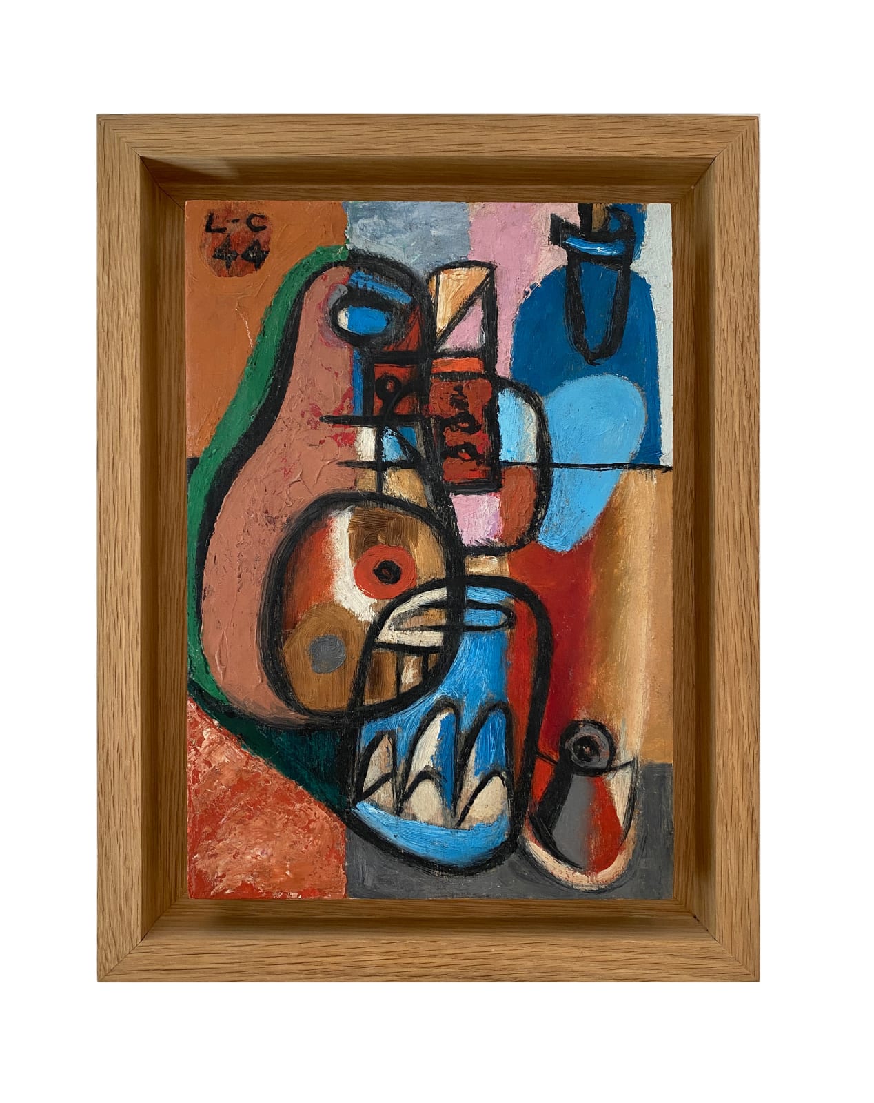 Le Corbusier, Bouteilles et verres, 1944