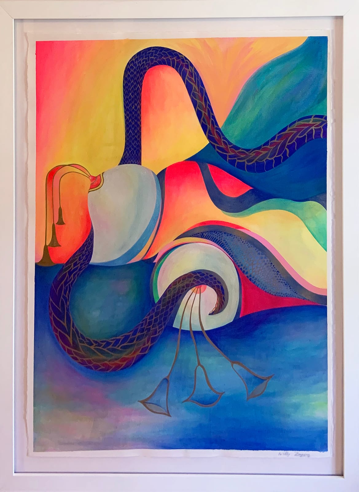 Nelly Zagury, Circlusion II, La Source du Feu, 2022
