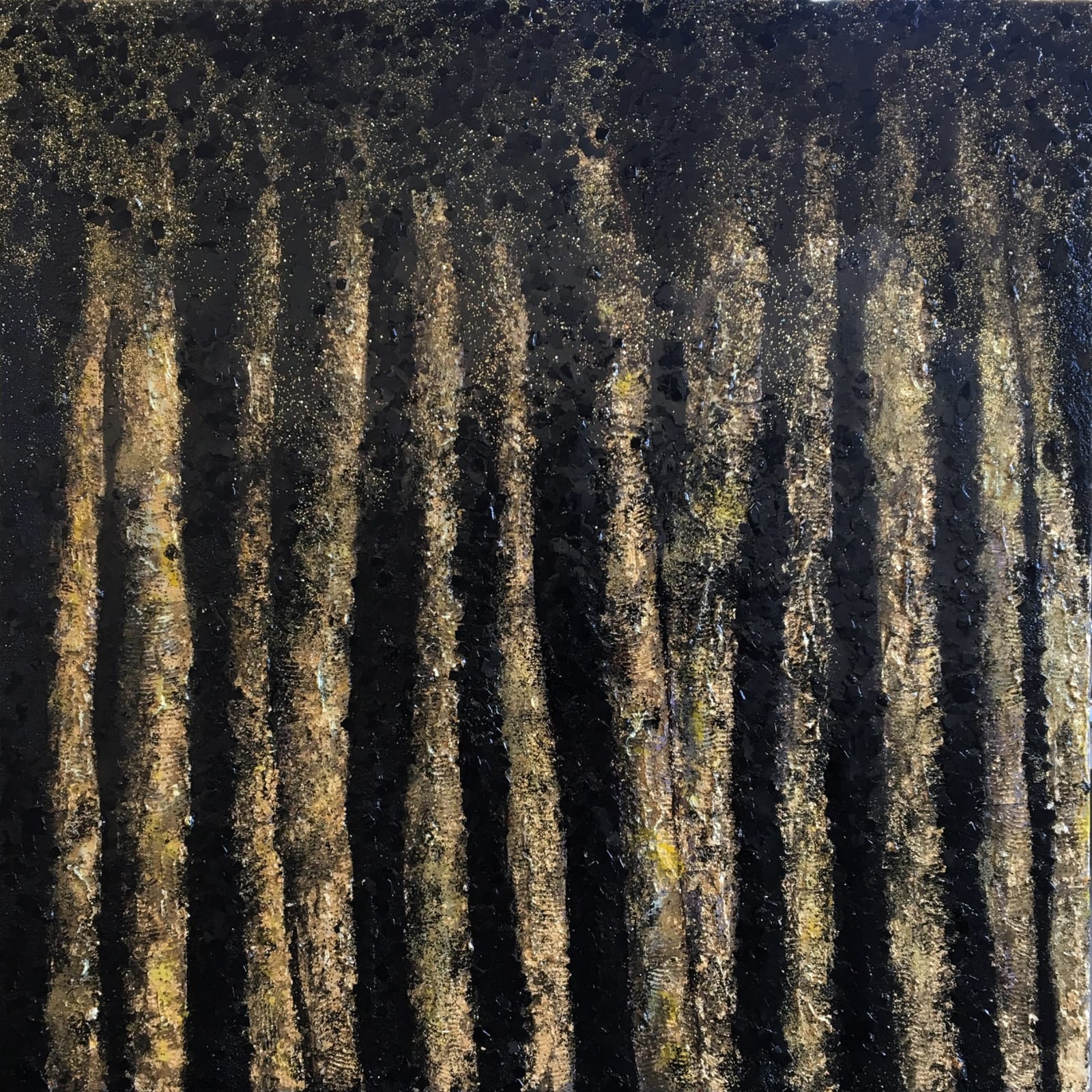 Haleh Mashian, Vertical Gold, 2019