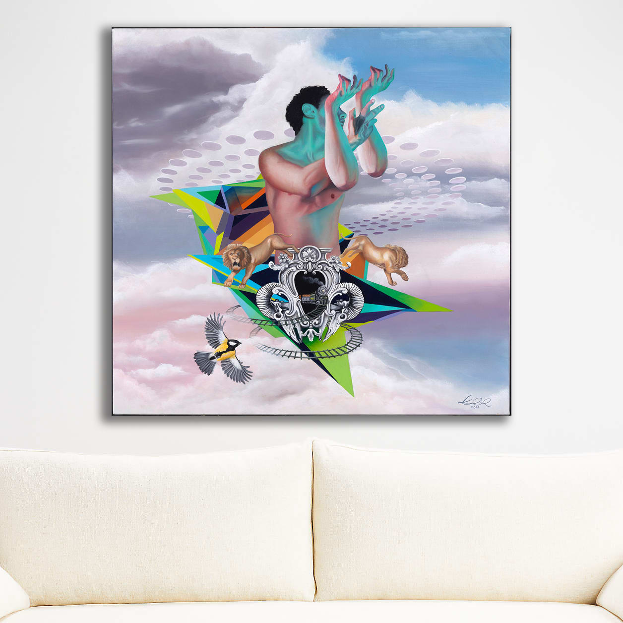 Luis Sanchez, Journey To The Center of Myself, 2021
