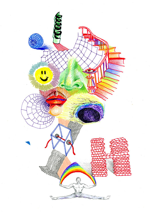 Kevin Spanky Long, Drawing 3, 2019