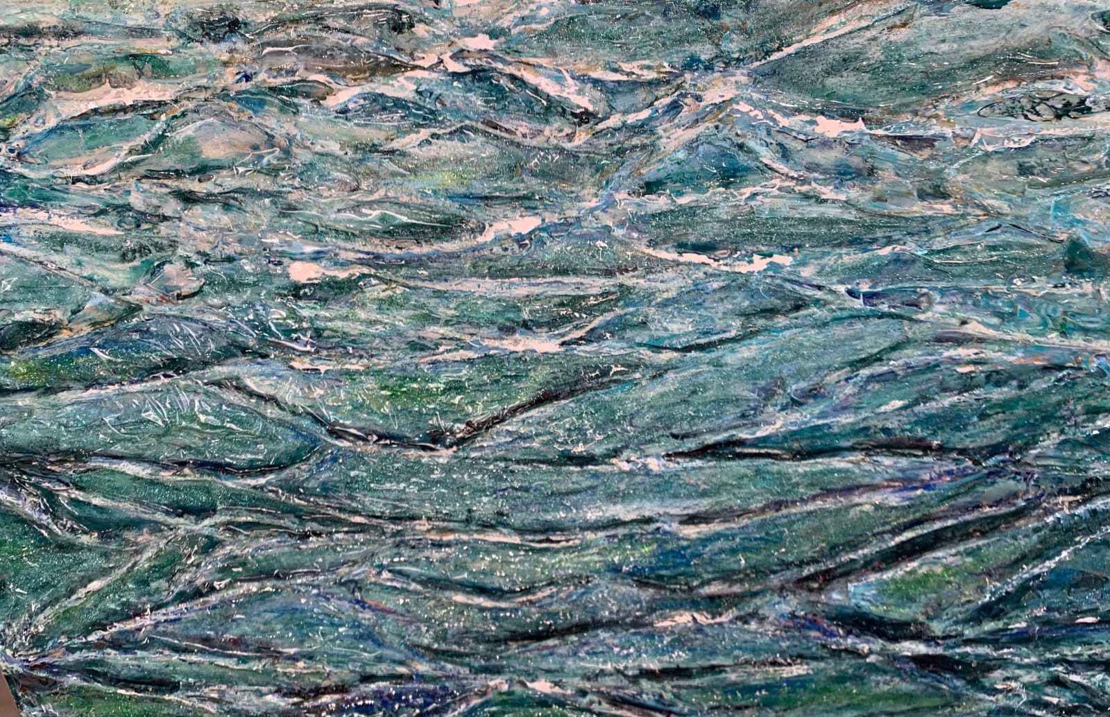 Haleh Mashian, Shimmering Waves , 2021