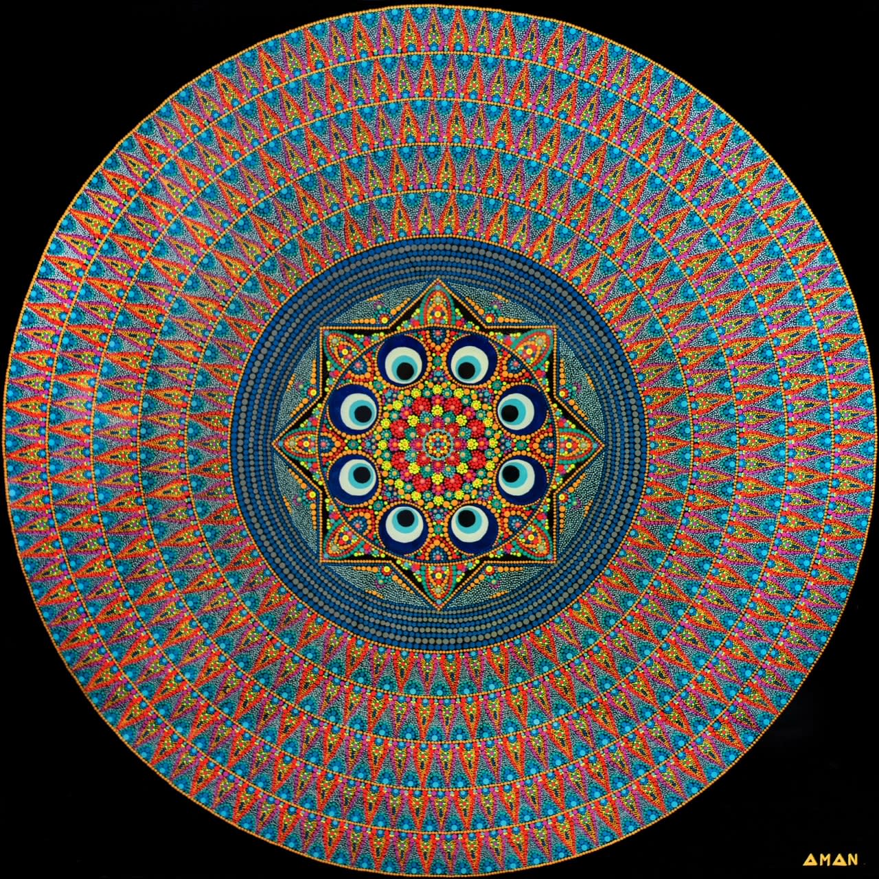 Aman Shekarchi, The Nazar Mandala , 2018