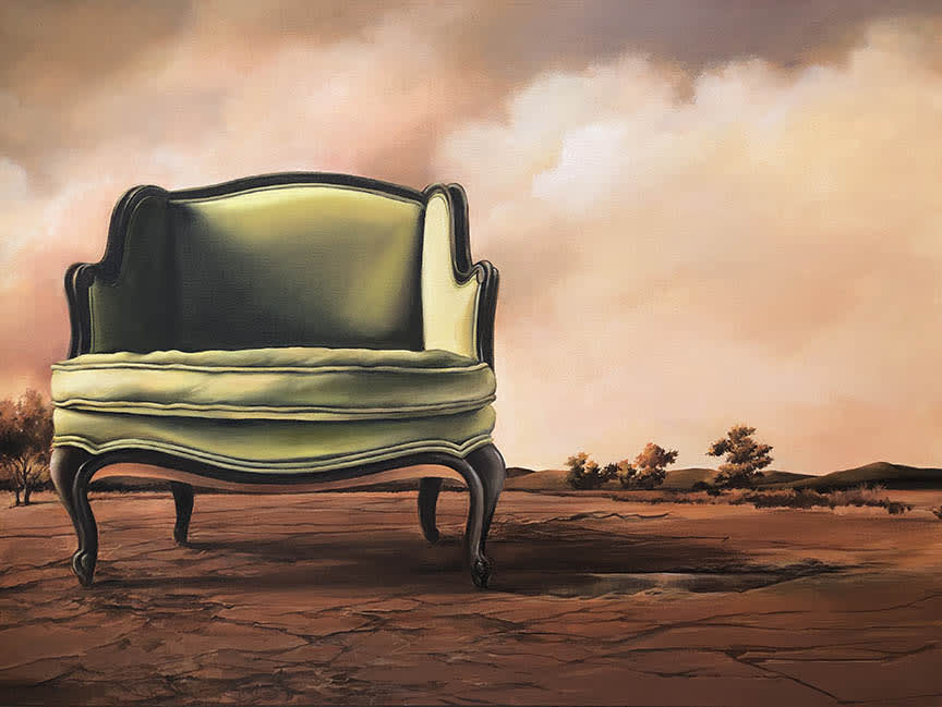 Pamela Mower-Conner, Yellow Chair, 2020