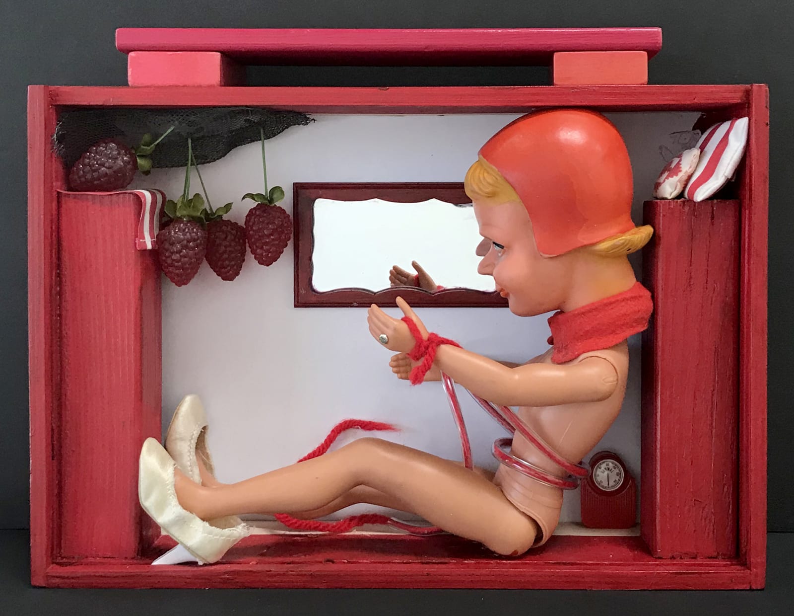 Dwora Fried, Big Red Riding Hood, 2018