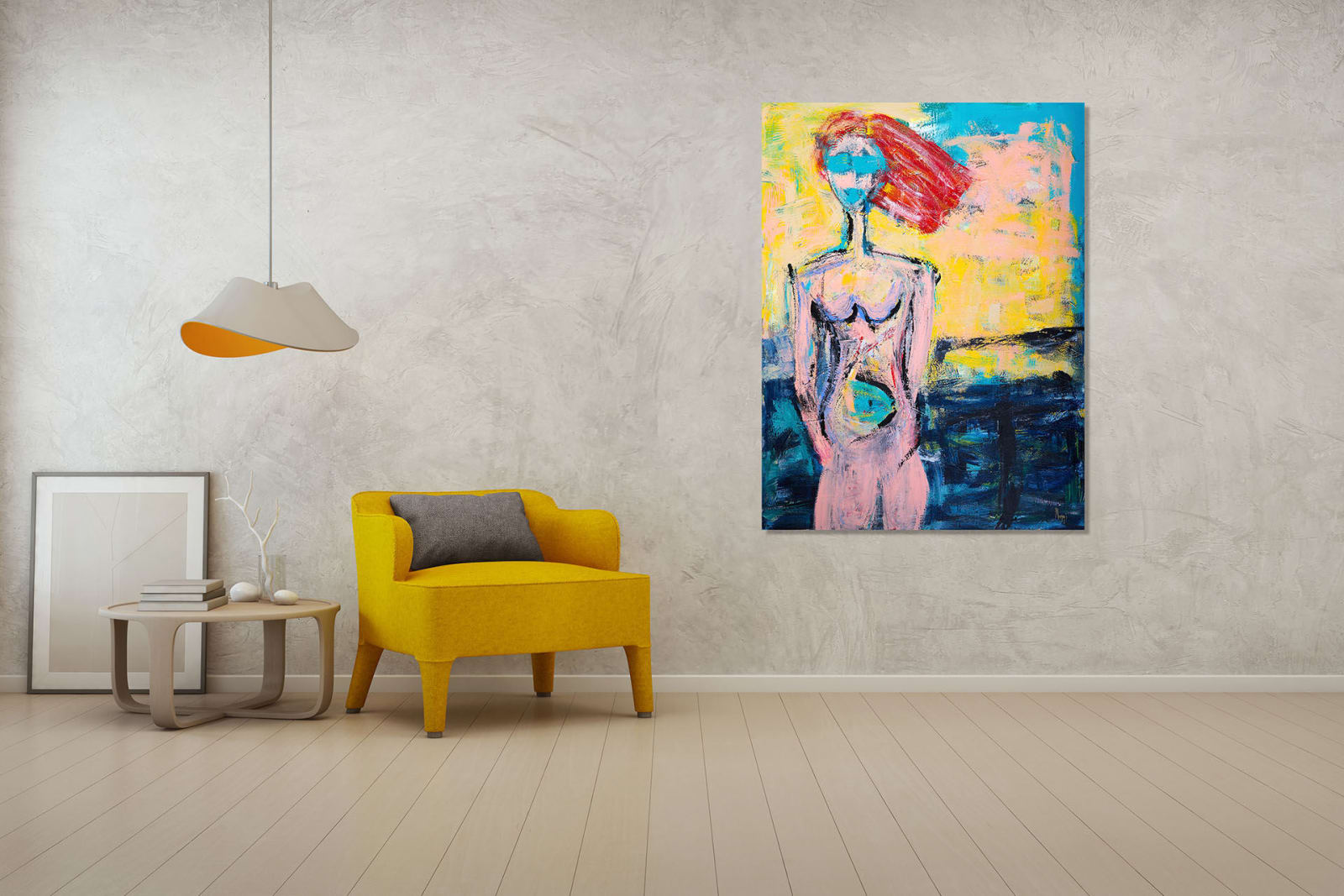 Maggi Hodge, red head, 2019