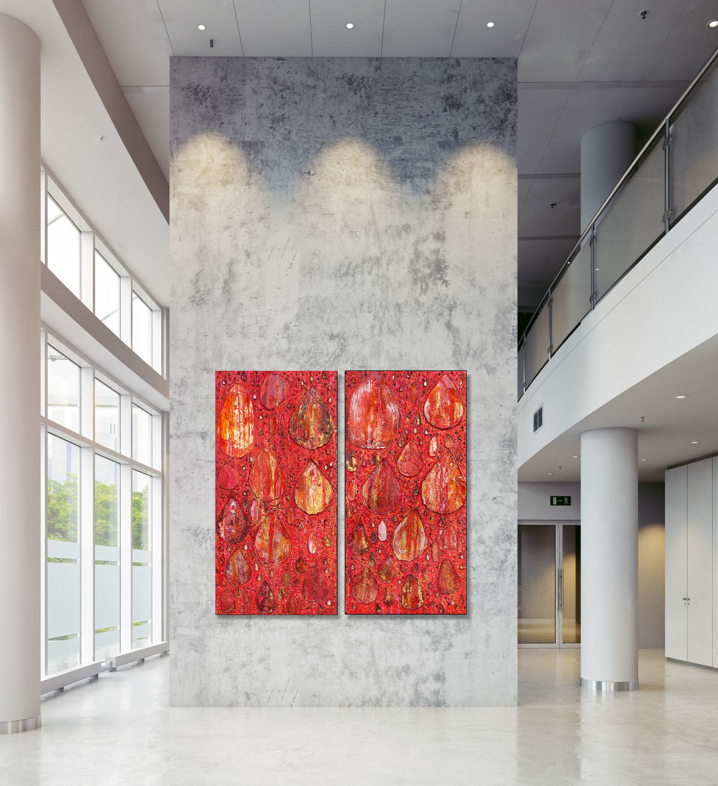 Haleh Mashian, Jeweled Red Tears, 2018