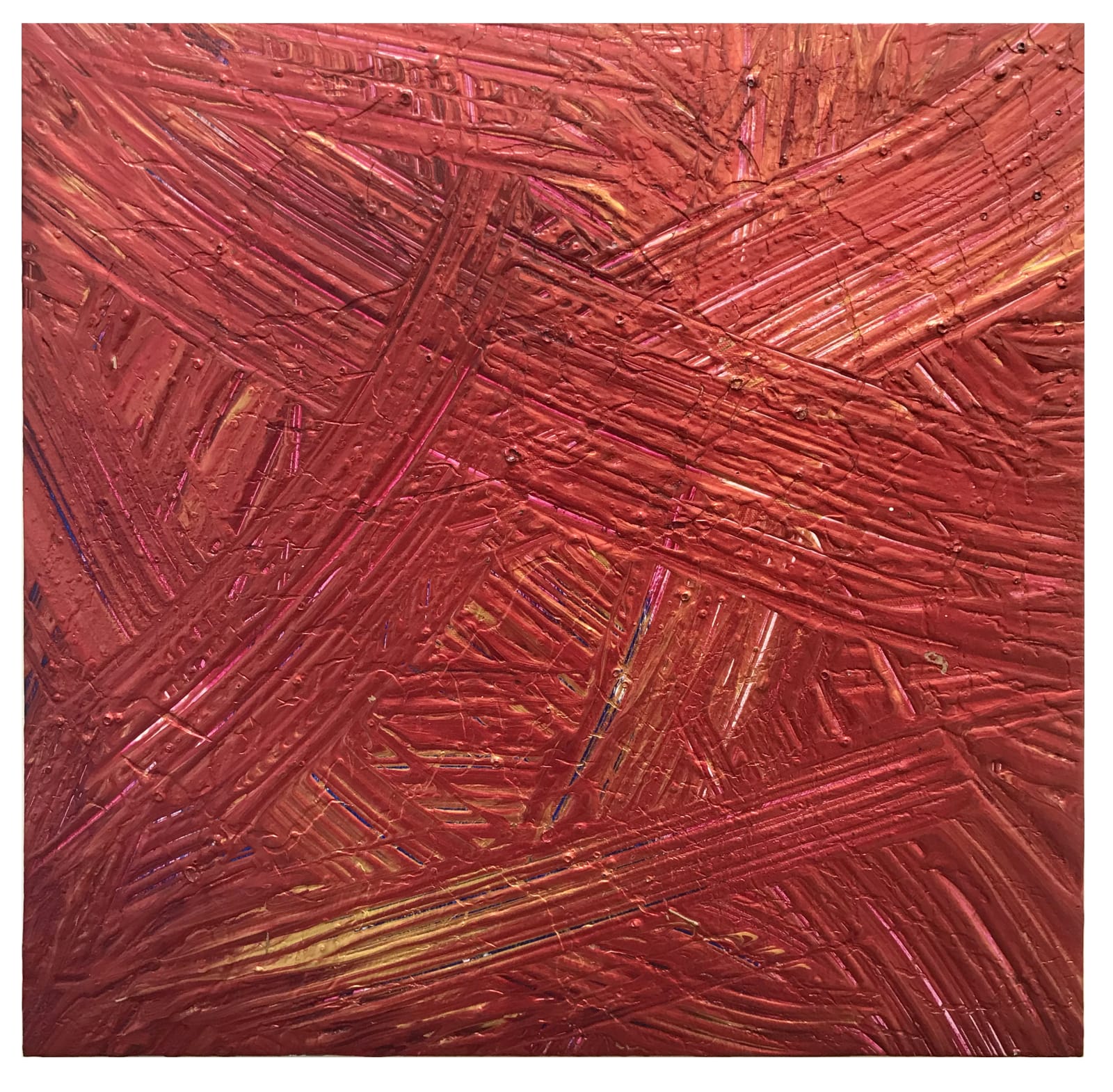 Loren Philip, Red Over Gold, 2018