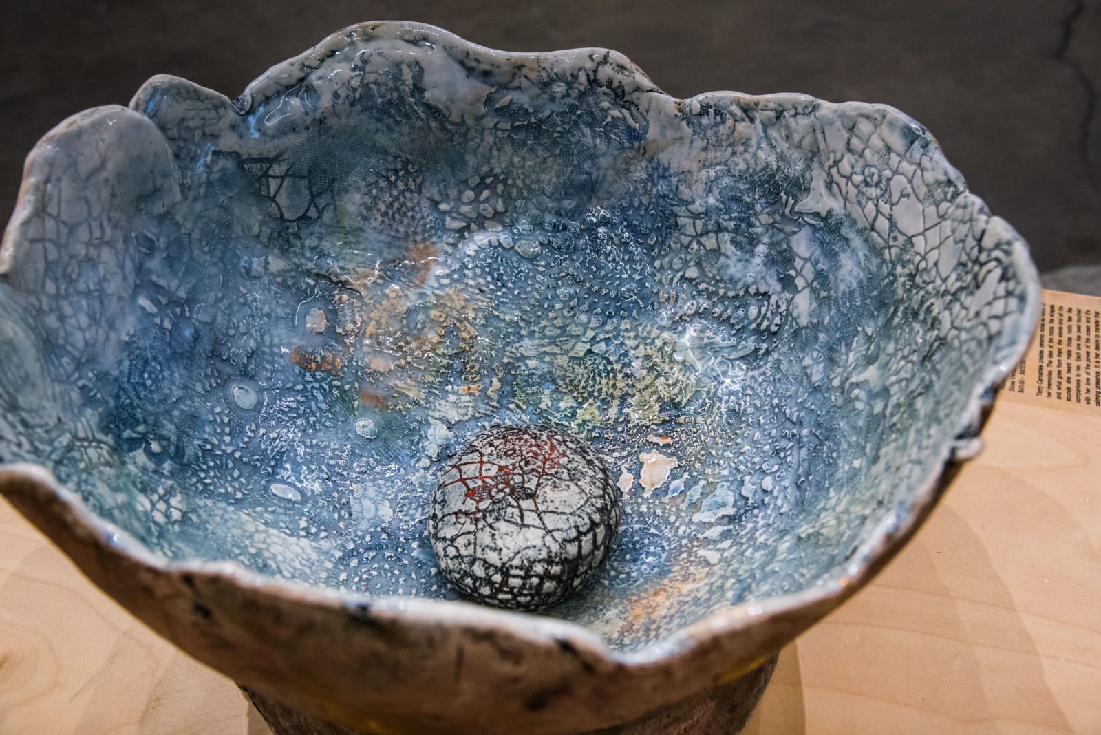 Terry Cervantes, Large Porcelain Bowl, 2018