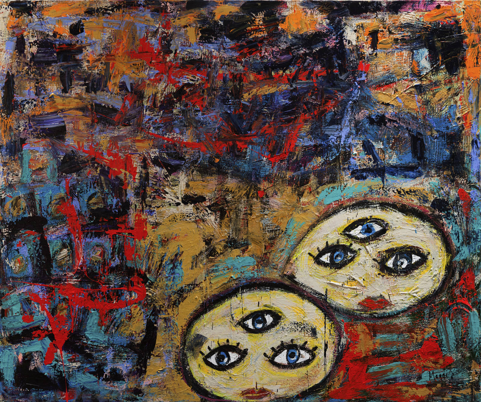 Maggi Hodge, (all-seeing)aliens, 2020
