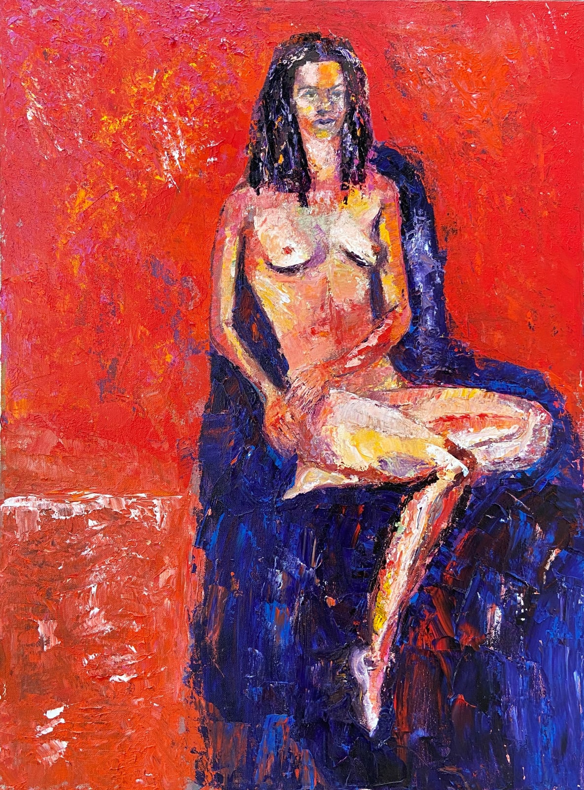 Haleh Mashian, Blue Chair