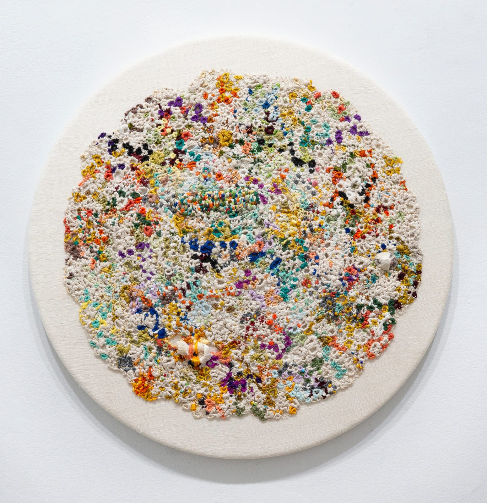 Sarah Gill, Stitched Circle, 2023