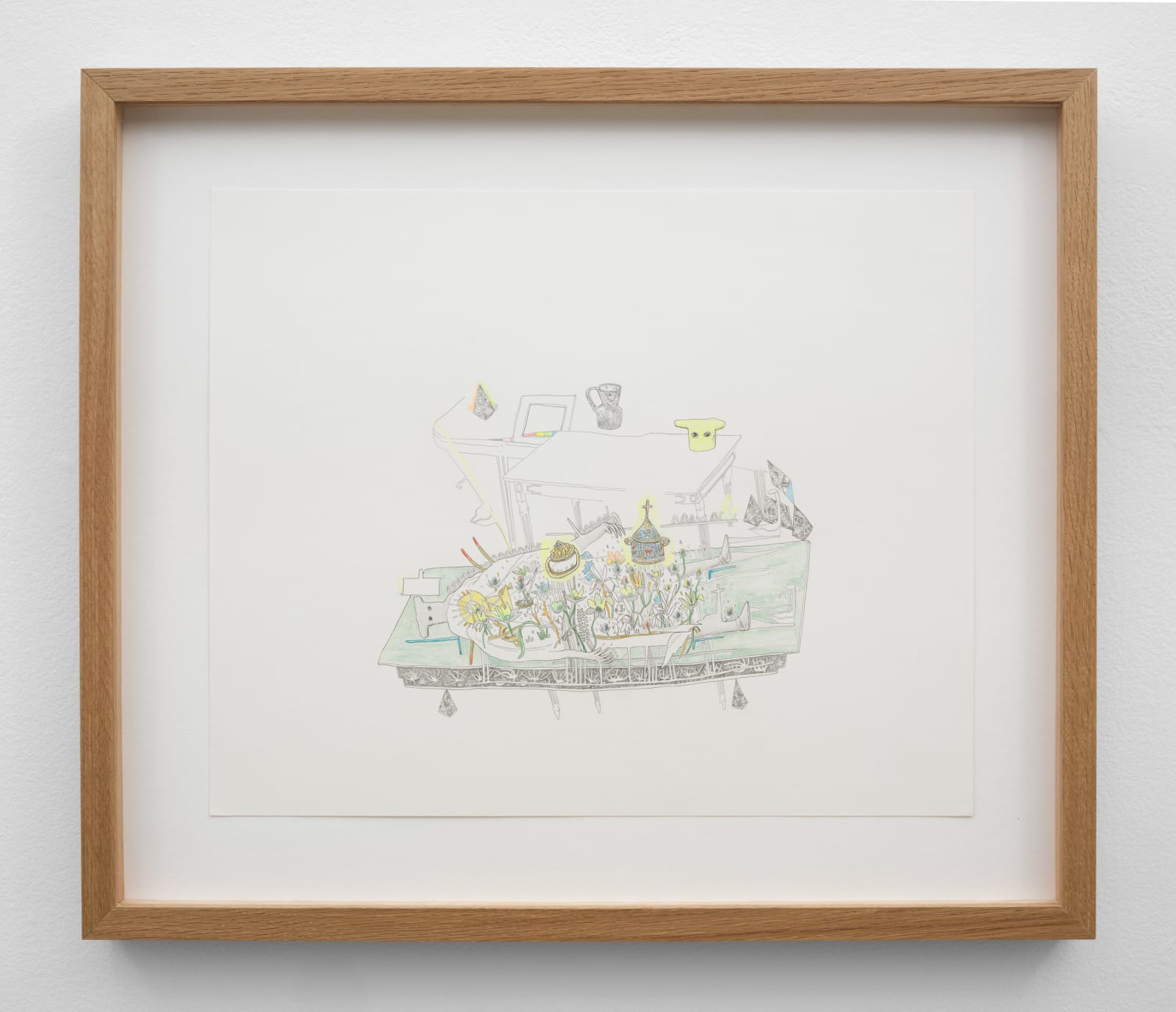 Joshua Drayzen, Drawing Without Me (Hemi-Sync Visualization), 2024