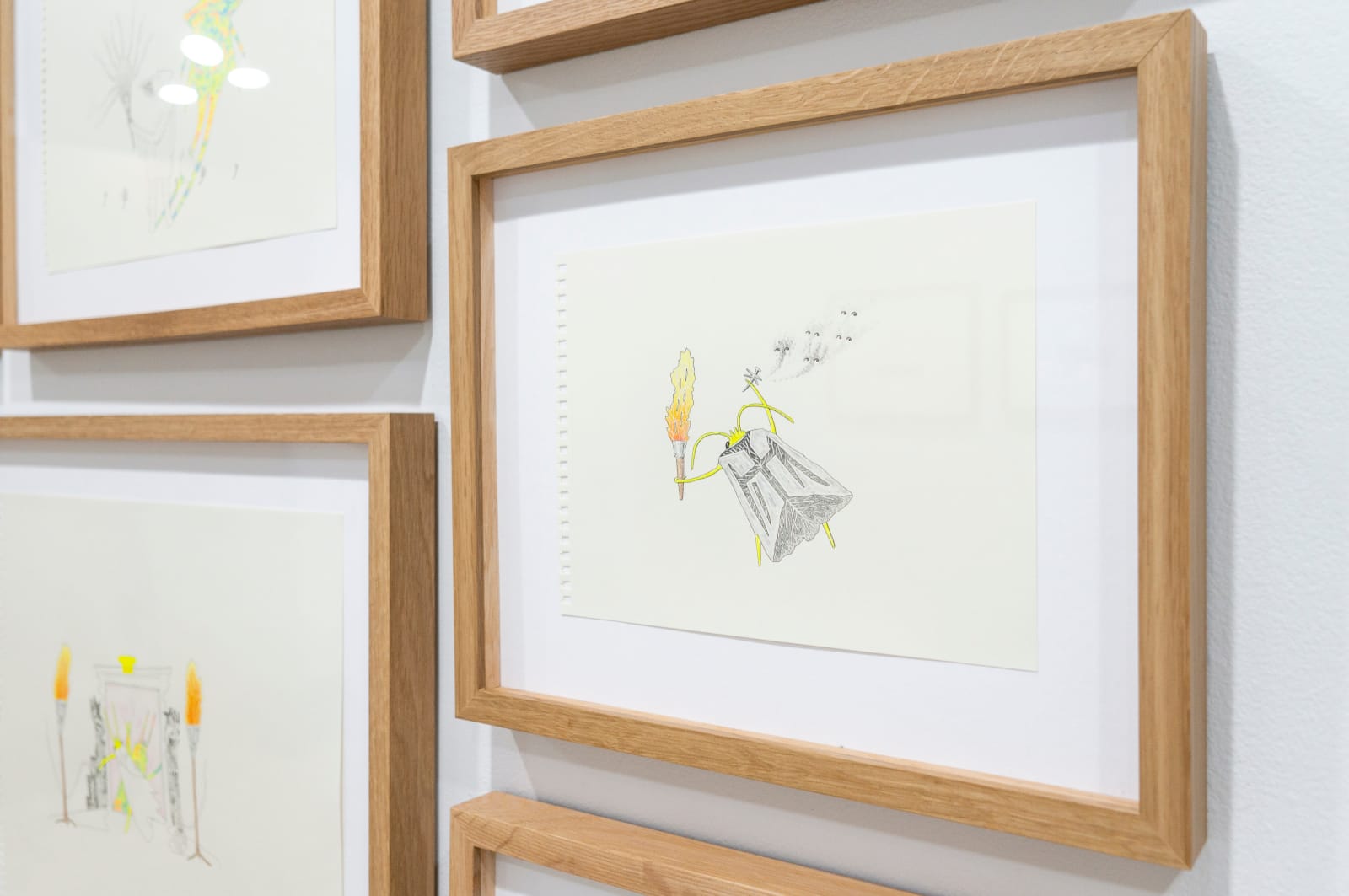 Joshua Drayzen, A Moth to a Flame, Wielding Its Own Torch (Nail Bearer), 2024