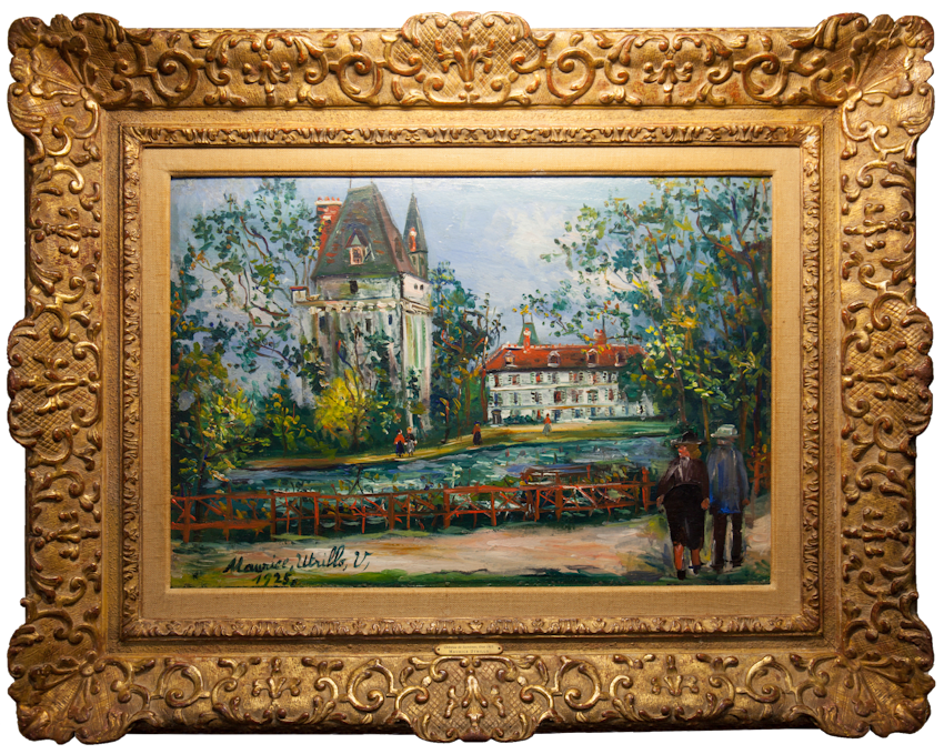 Maurice Utrillo, Château de Saintines, Oise, 1925