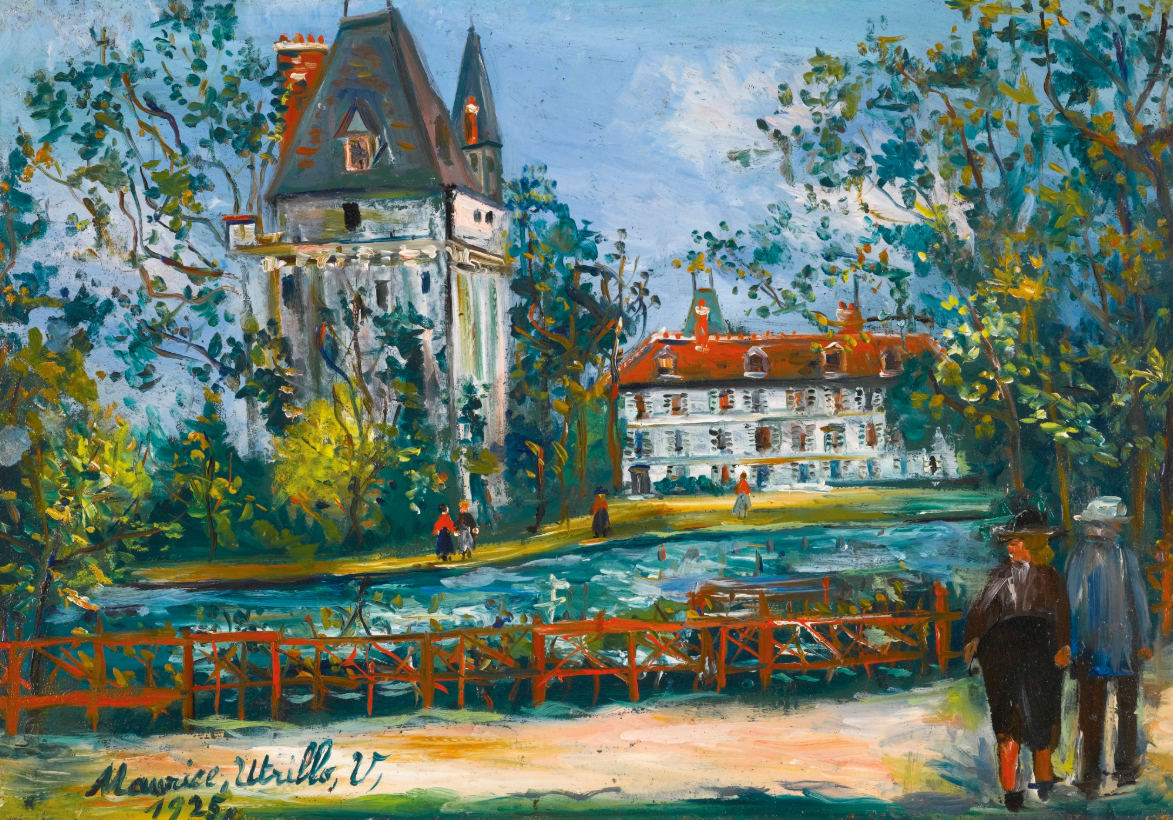 Maurice Utrillo, Château de Saintines, Oise, 1925
