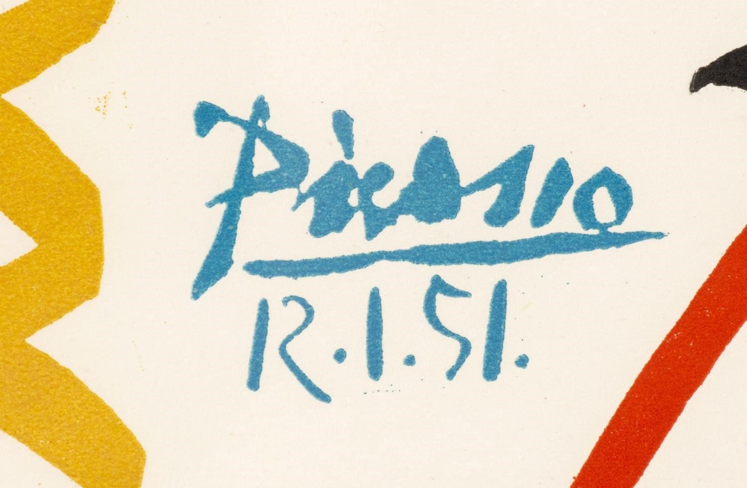 Pablo Picasso, Tete de Roi, Affiche pour le Carnaval de Nice, 1951