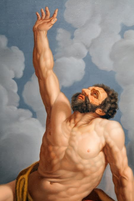 Follower of Guido Reni, The Death of Hercules on the Funeral Pyre
