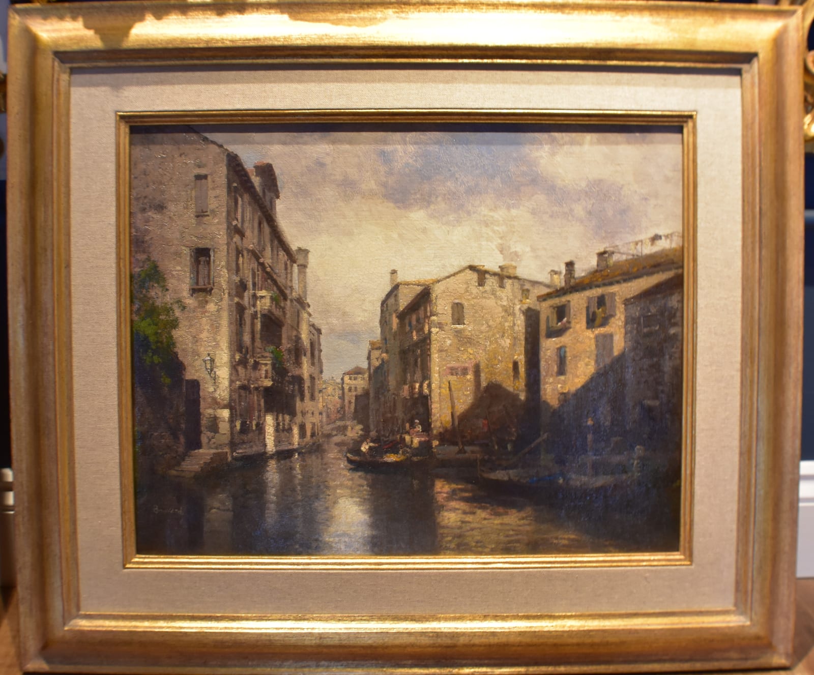 Antoine Bouvard, Venetian canal scene