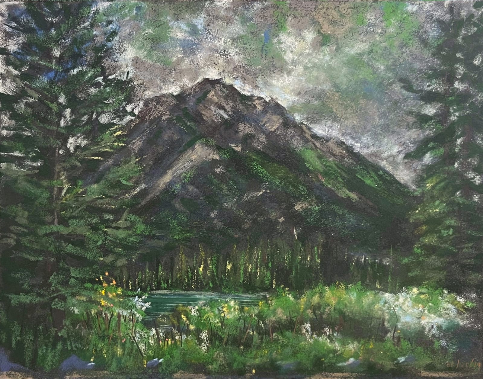 Michael Corner, Mount Norquay no. 1, 2019