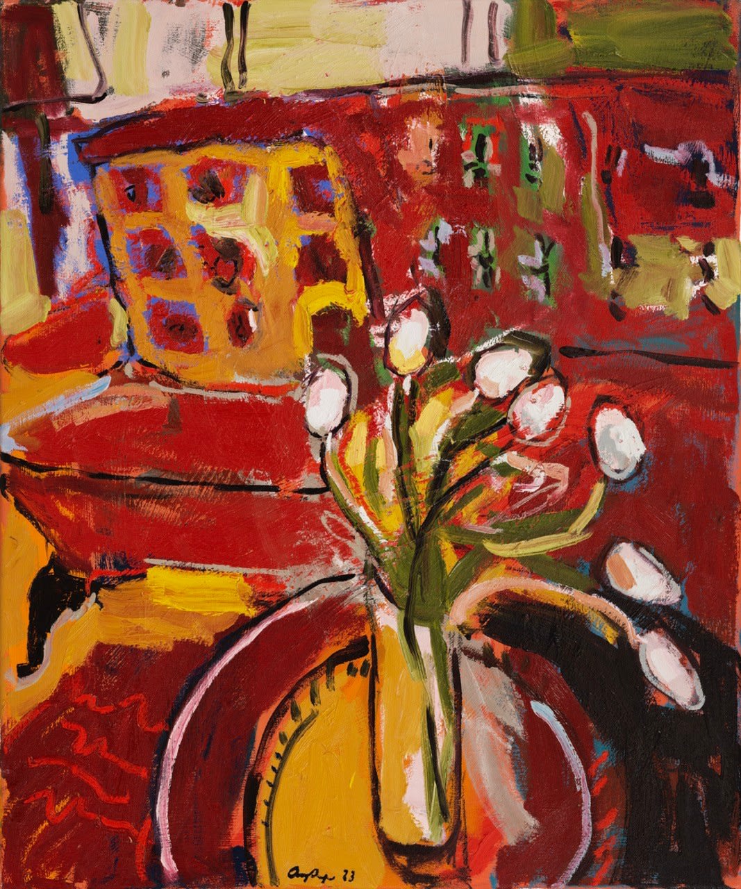 Amy Dryer, Tulip Room II, 2023